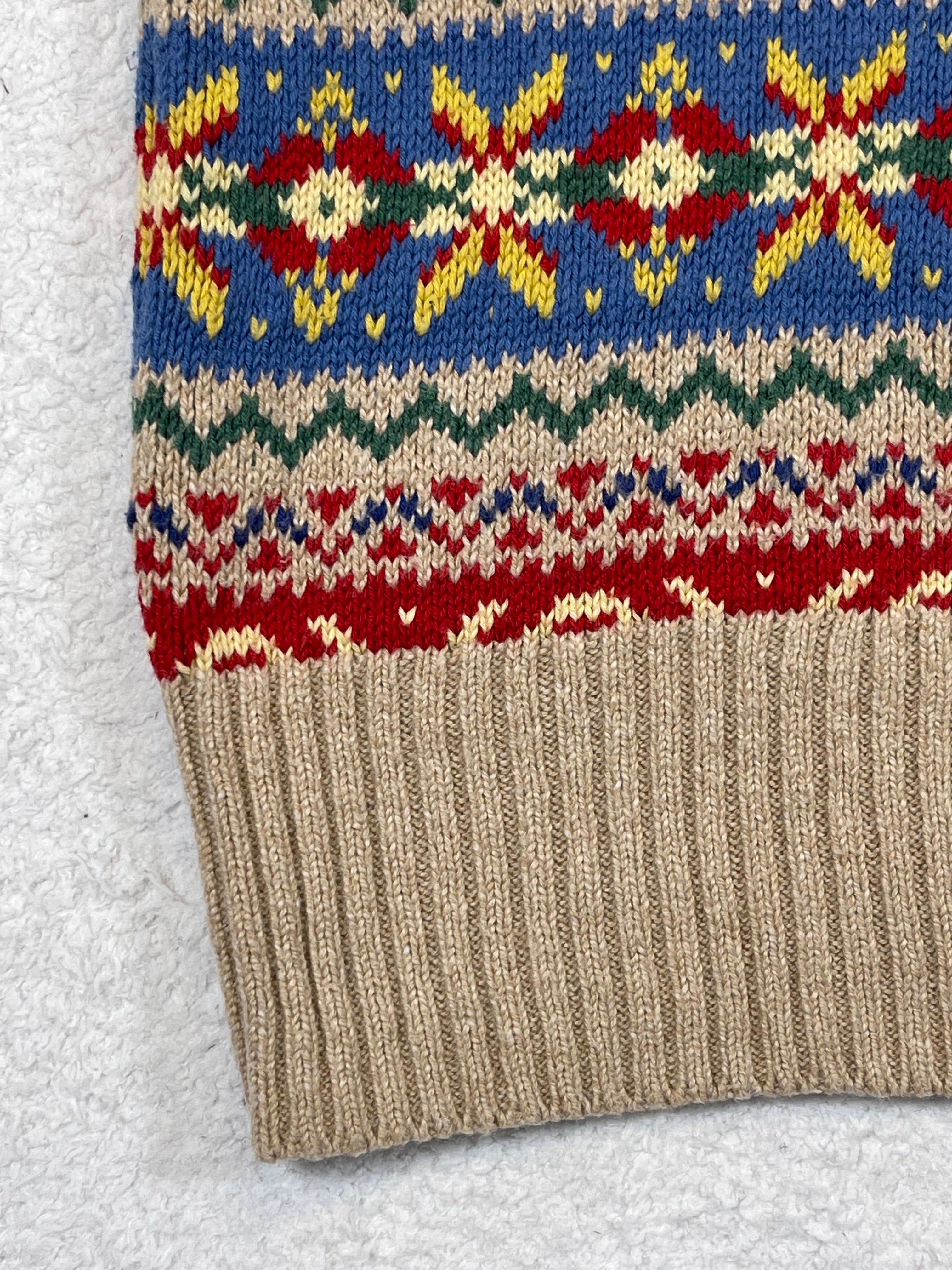 Polo by Ralph Lauren Fair Isle Cotton & Cashmere Sweater Vest (2023)