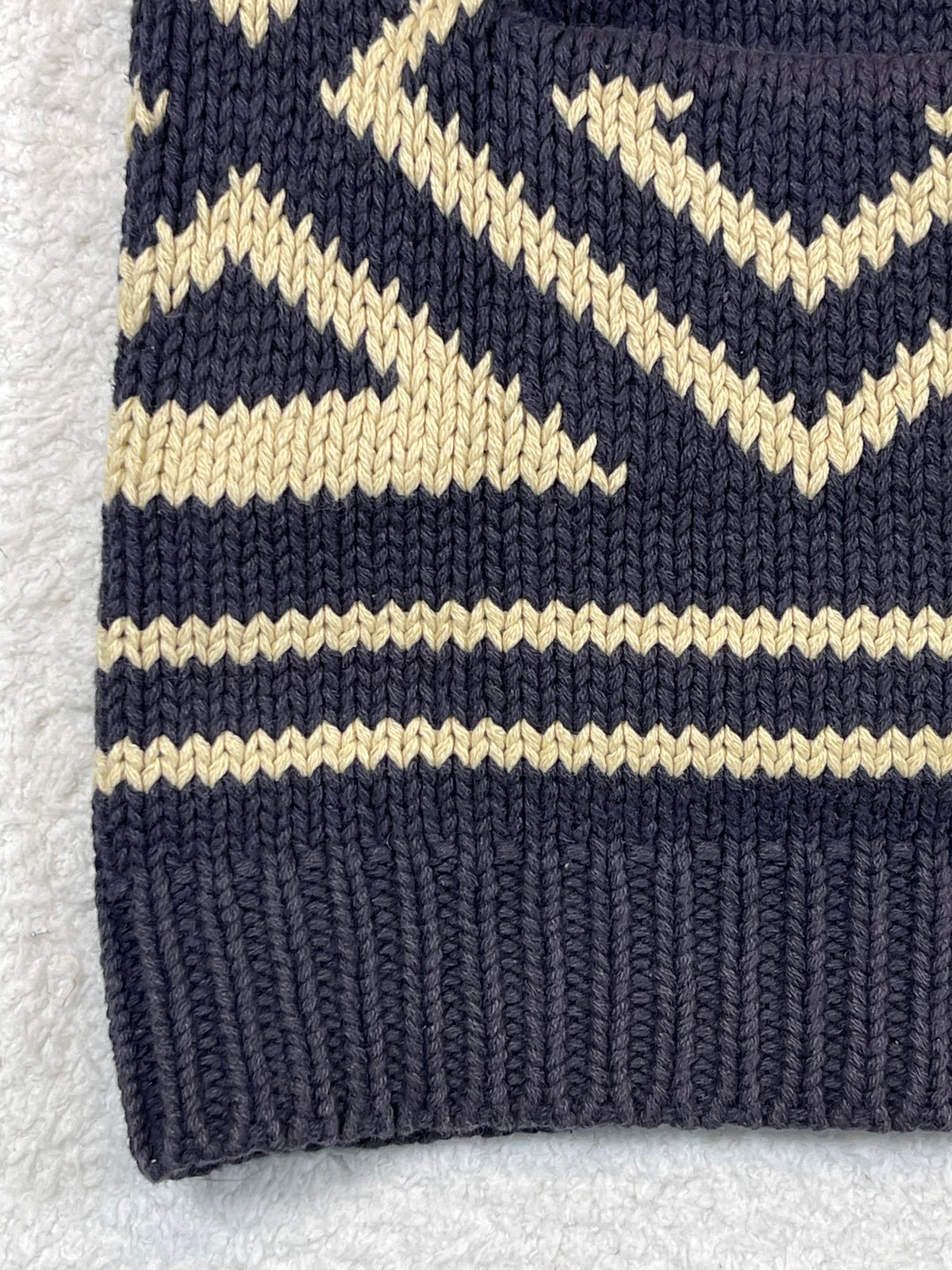 Ralph Lauren Denim & Supply Geometric Cotton Cardigan