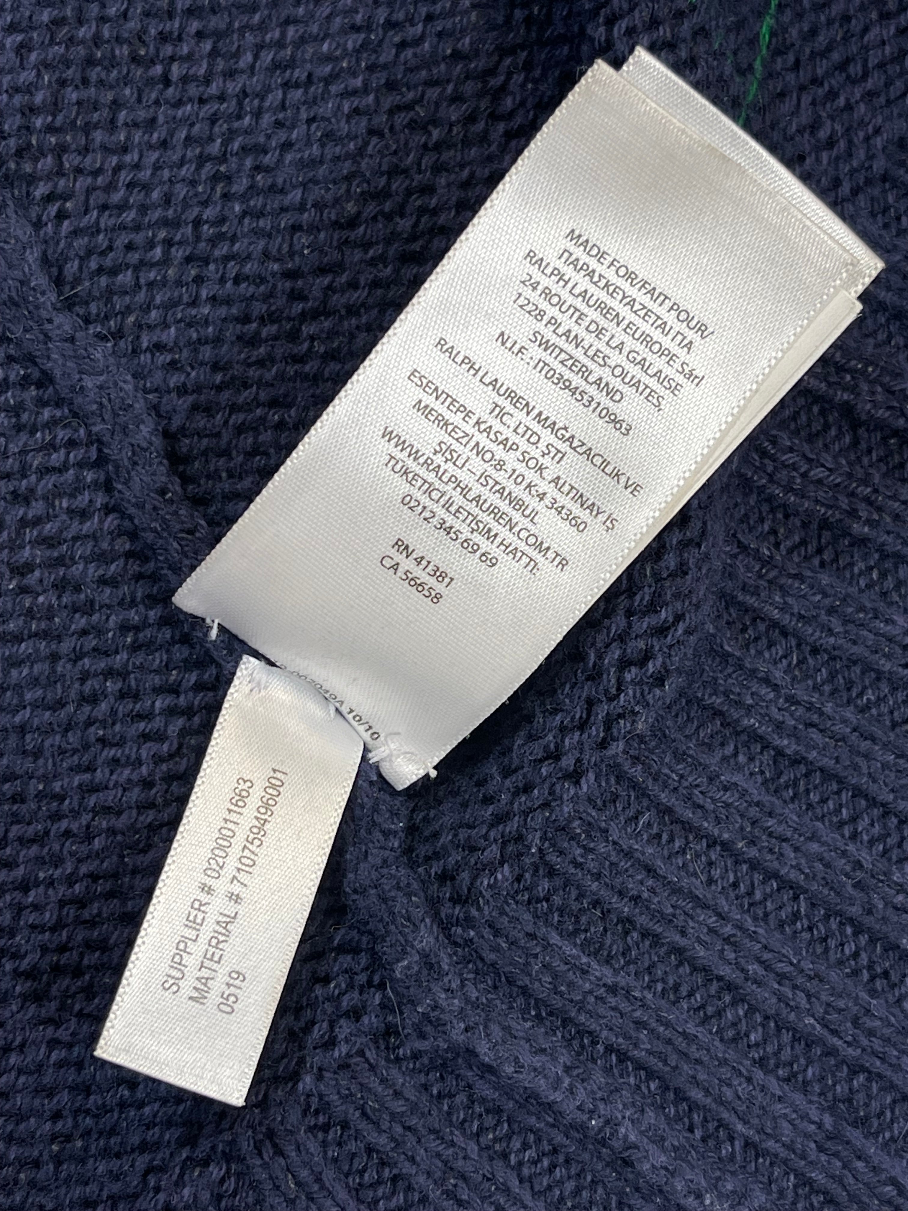 Polo Ralph Lauren Preppy Polo Bear Cotton & Linen Sweater