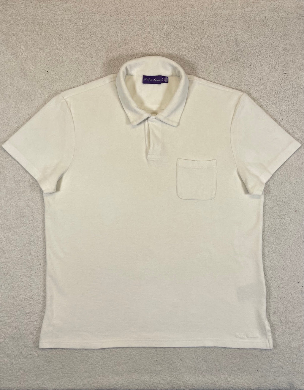 Ralph Lauren Purple Label Côte d’Azur Cotton Terry Polo Shirt