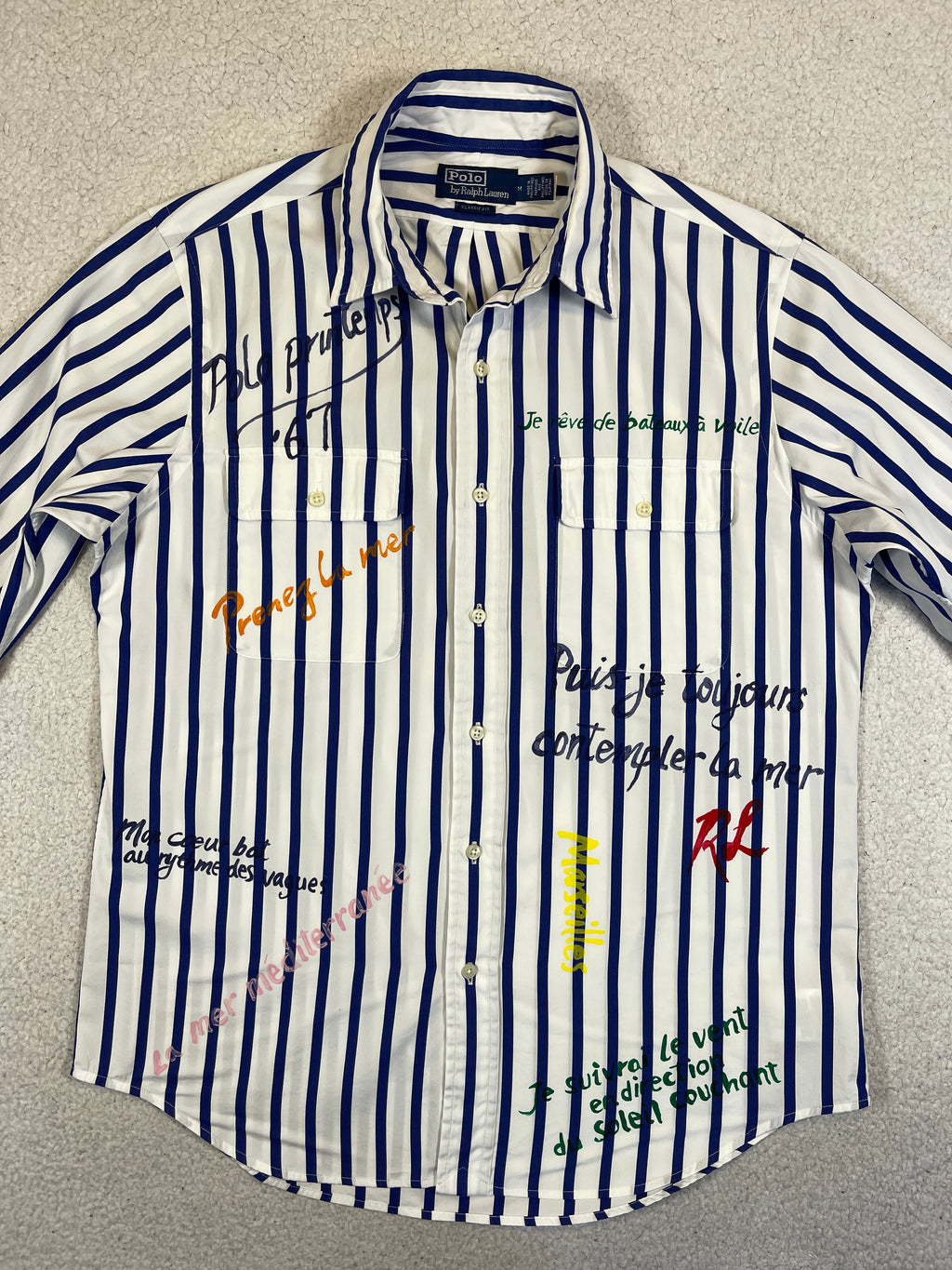 Polo Ralph Lauren “Sud de France” Striped Poplin Shirt (2023)
