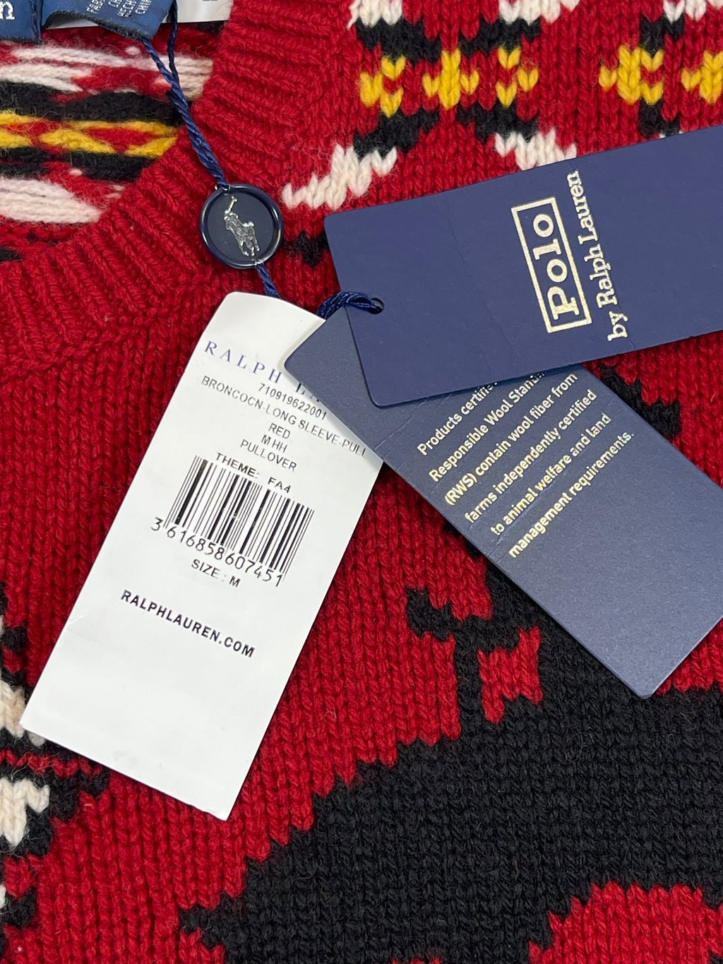 Polo by Ralph Lauren Western-Inspired Fair Isle Sweater (2023)