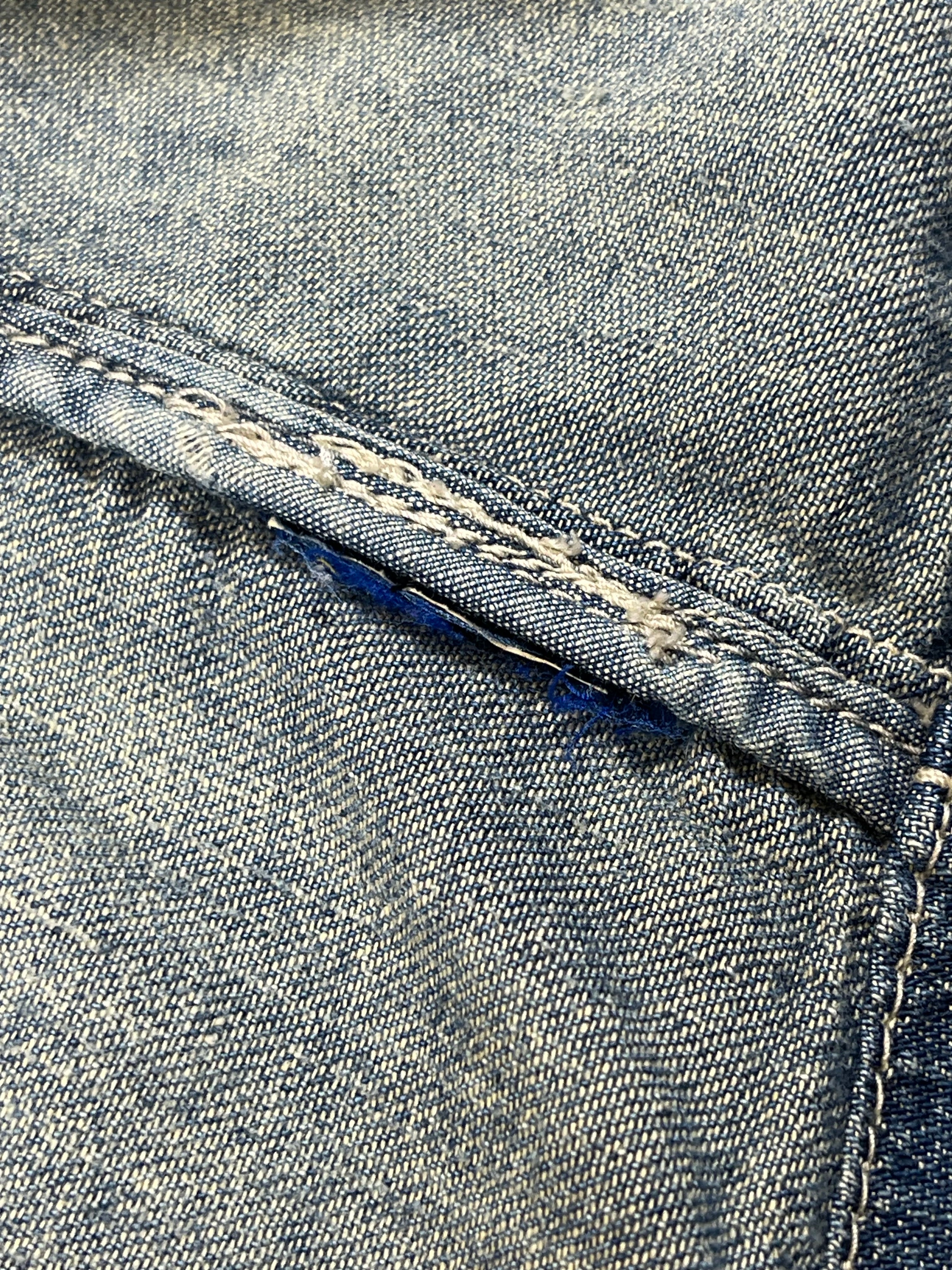 Polo Ralph Lauren & Co. Distressed Denim Field Jacket
