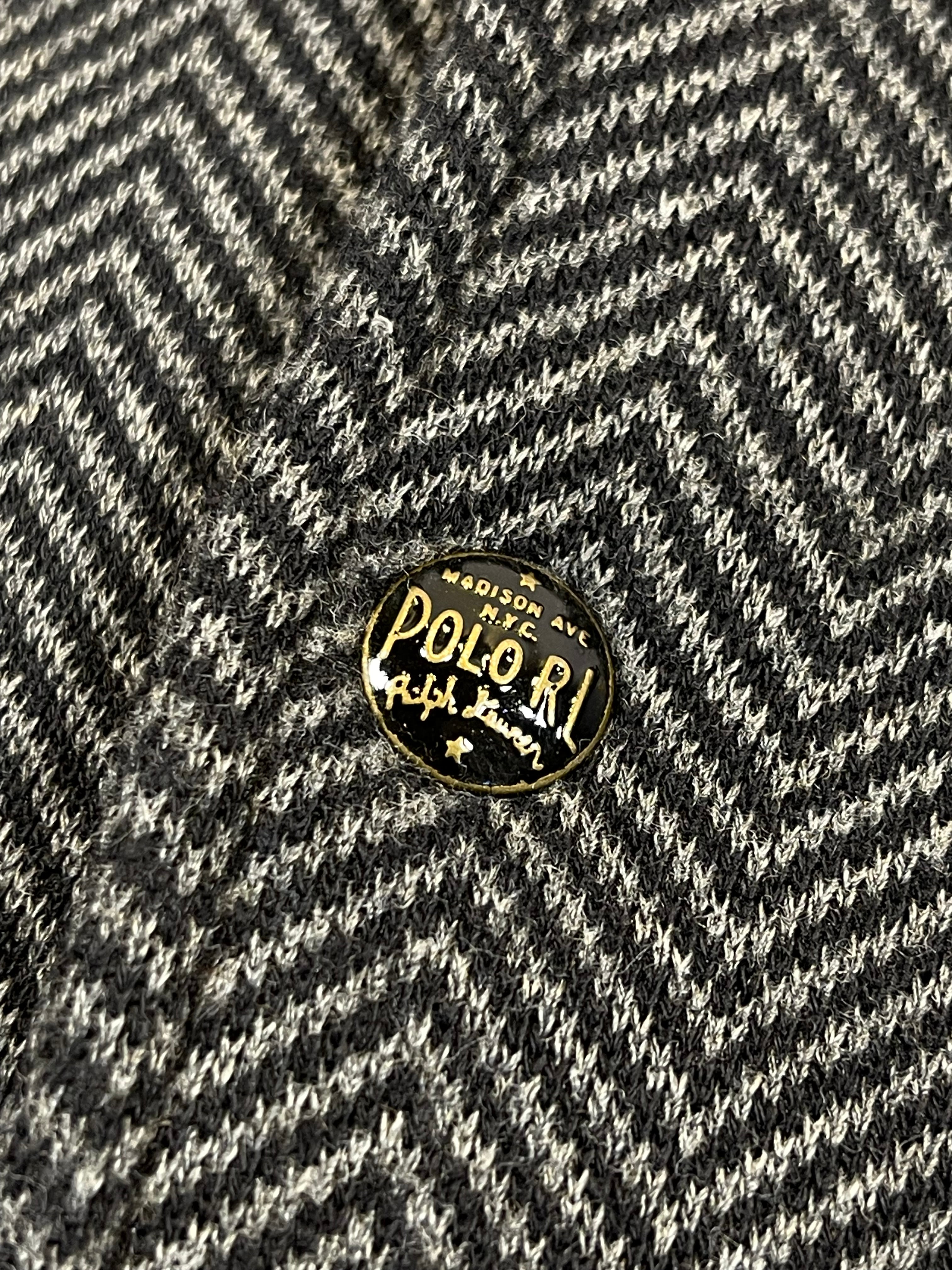 Polo Ralph Lauren Vintage Herringbone Wool-Blend Varsity Jacket