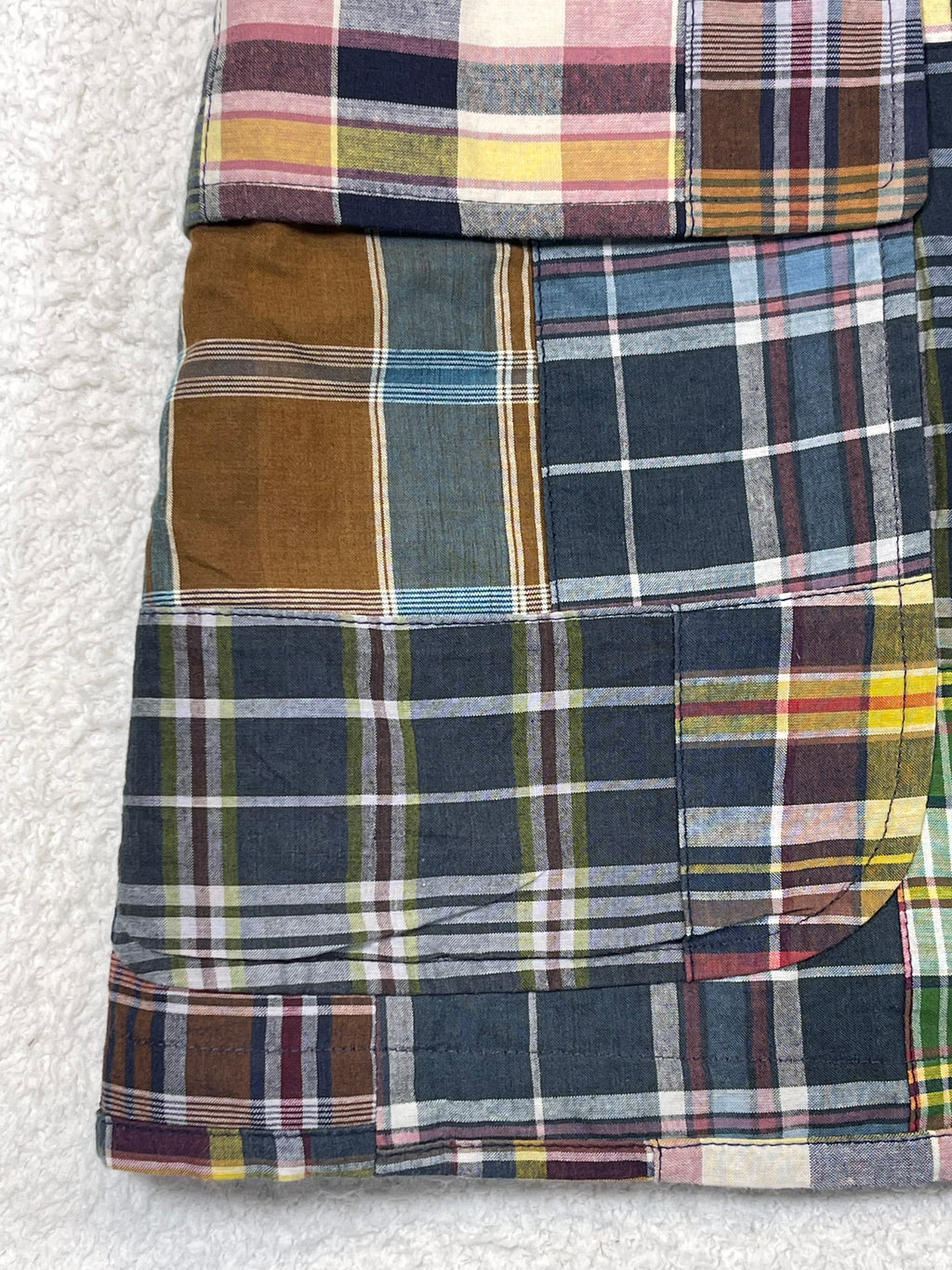 Polo by Ralph Lauren Polo Soft Patchwork Madras Cotton Blazer M