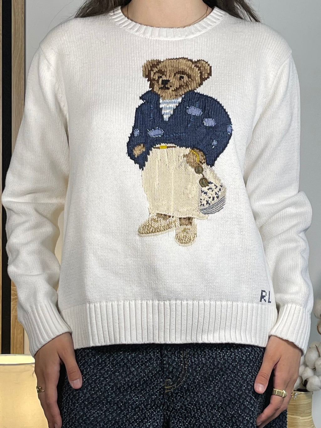 Polo Ralph Lauren Beachgoer Polo Bear Cotton Sweater (2023)