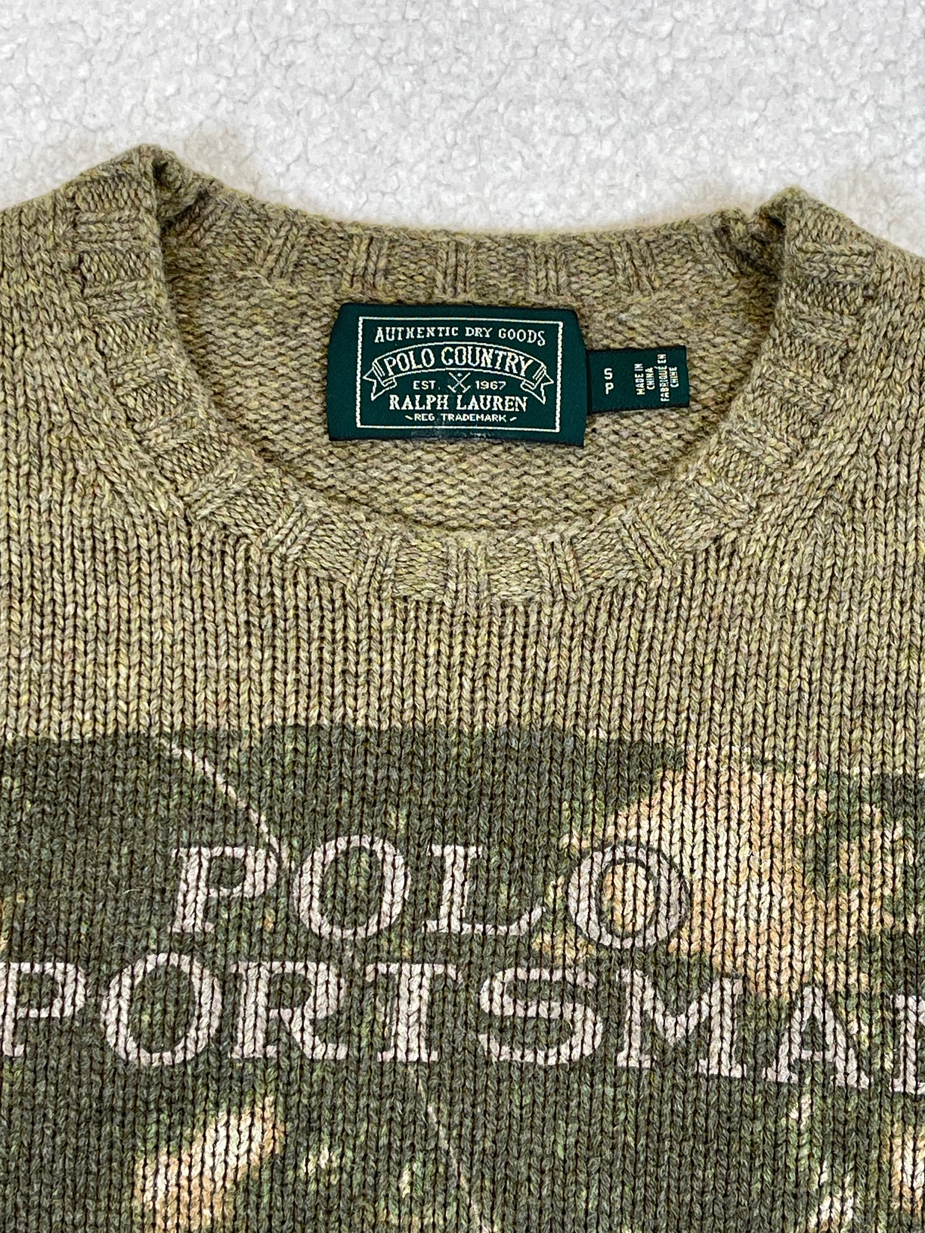 Polo Country Ralph Lauren Sportsman Wool Sweater