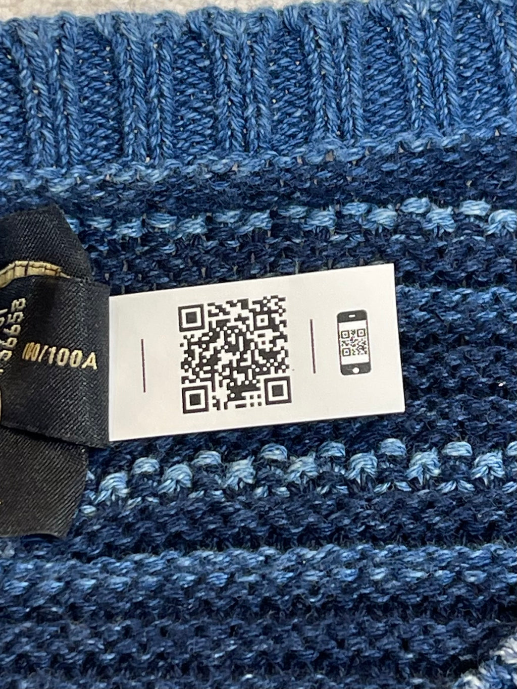 Polo by Ralph Lauren x Naiomi Glasses Indigo Cotton Sweater (2024)