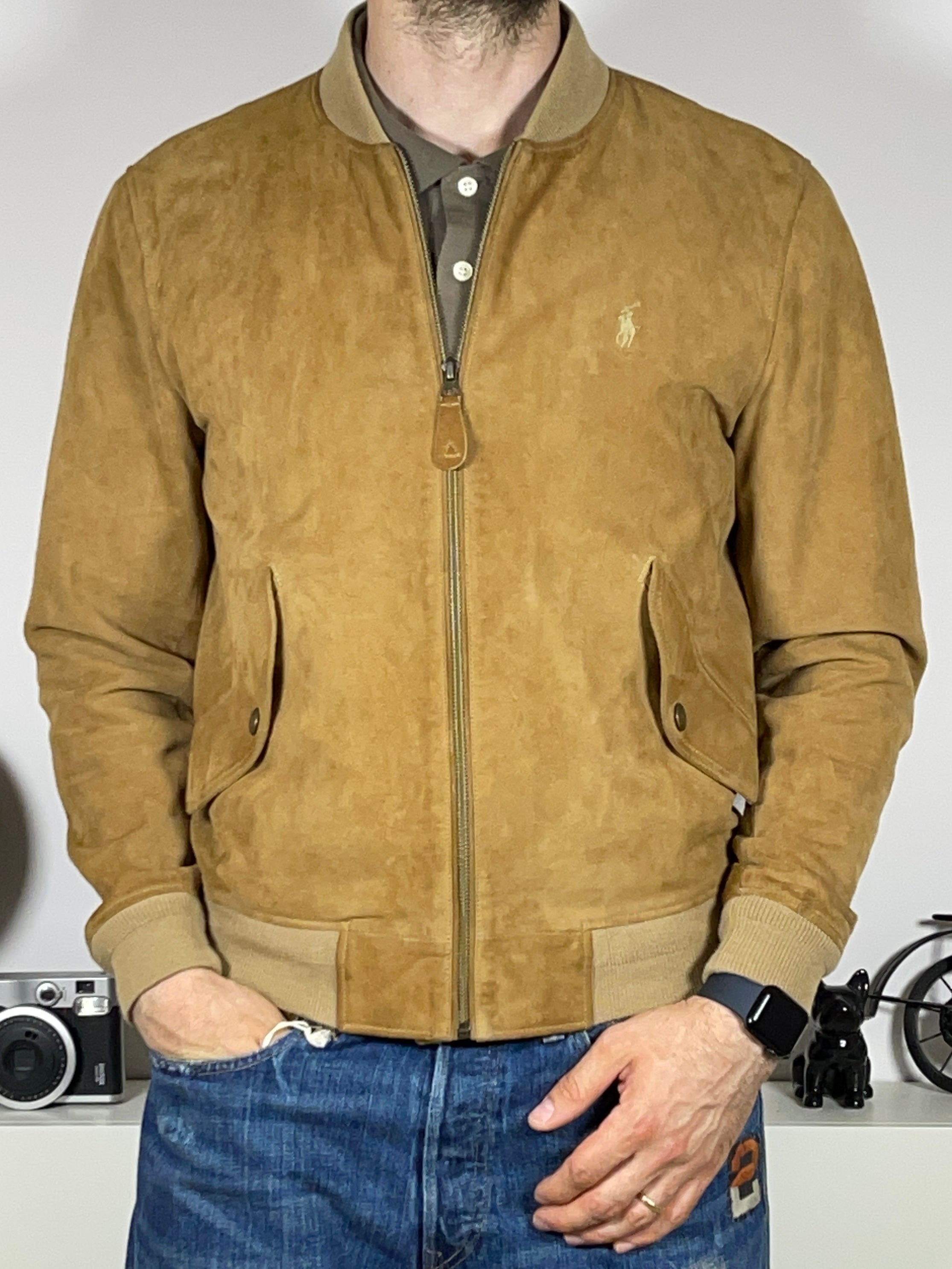 Polo Ralph Lauren Suede Aviator Jacket (2023)