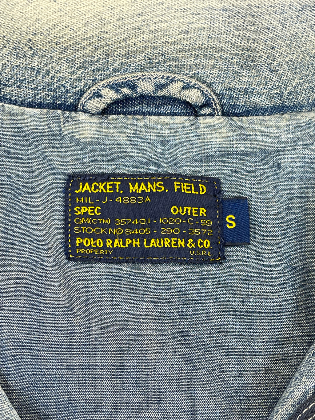 Polo Ralph Lauren & Co. Distressed Denim Field Jacket