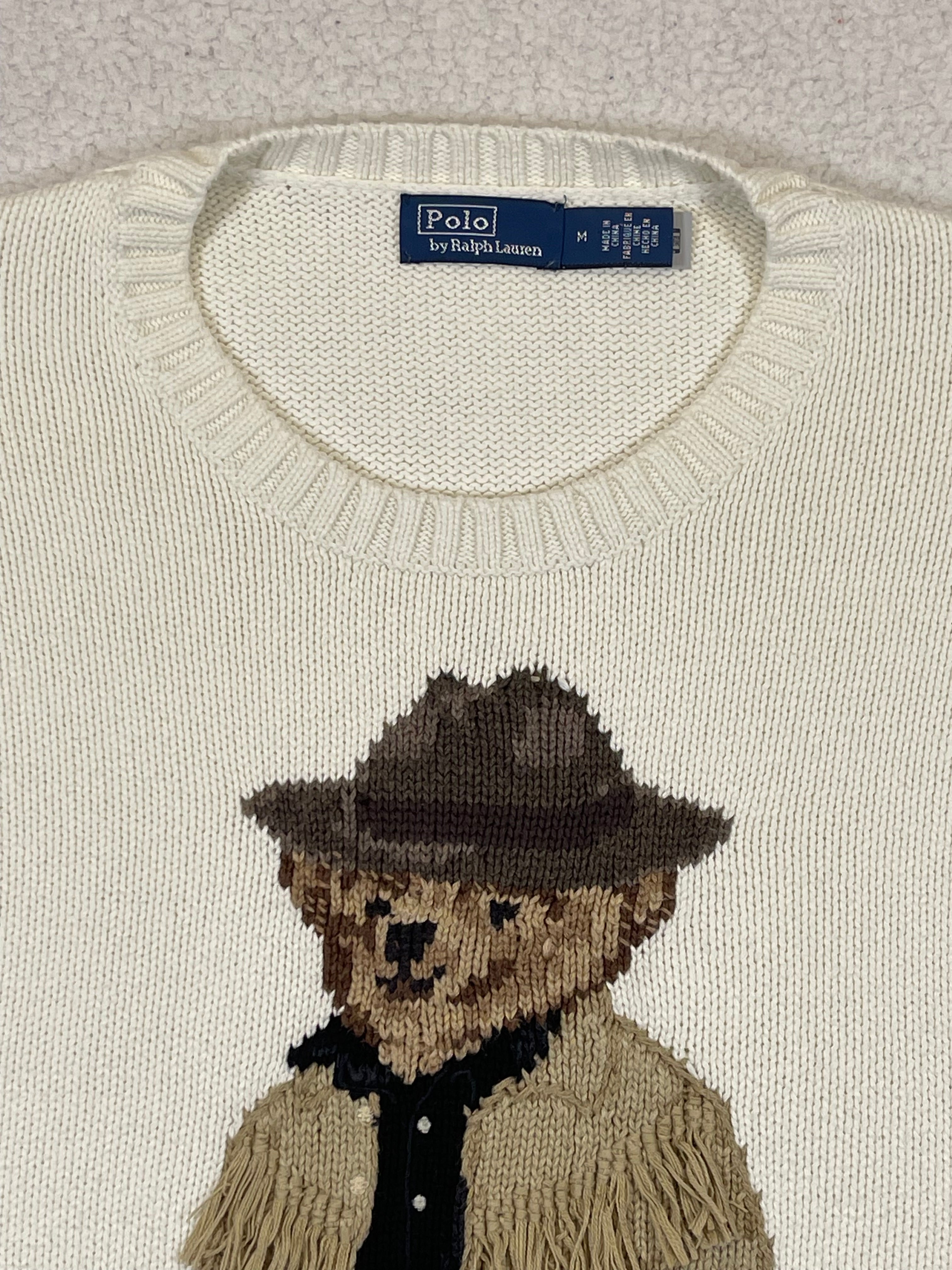 Polo Ralph Lauren Cowboy Polo Bear Cotton Sweater (2024)