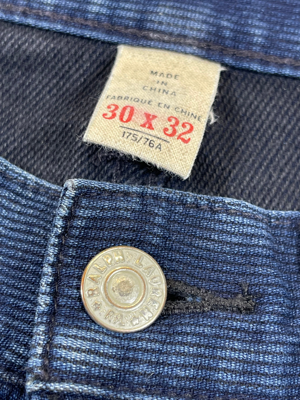Ralph Lauren Double RL Indigo Corduroy Trousers