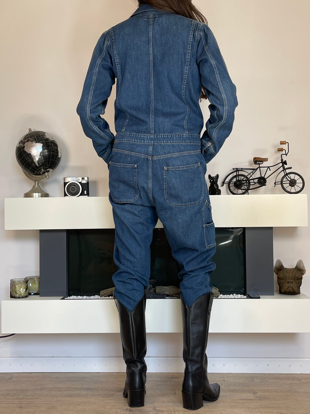 Polo Ralph Lauren Indigo Denim Jumpsuit
