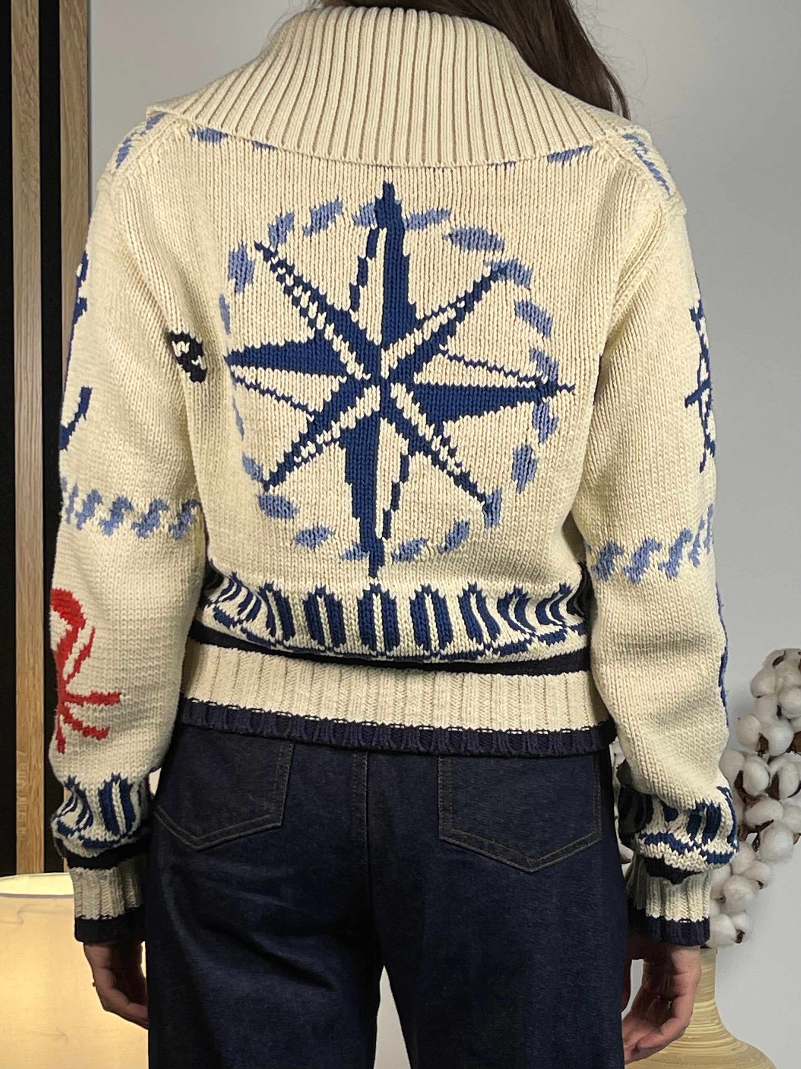 Polo Ralph Lauren Nautical Intarsia Cotton Sweater (2022)