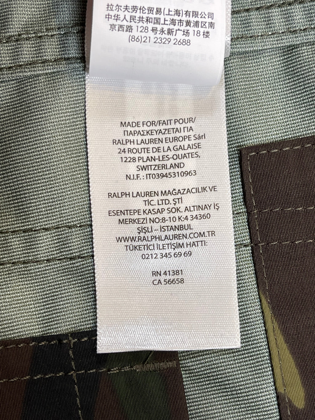 Polo Ralph Lauren Japan Souvenir Water-Repellent Anorak