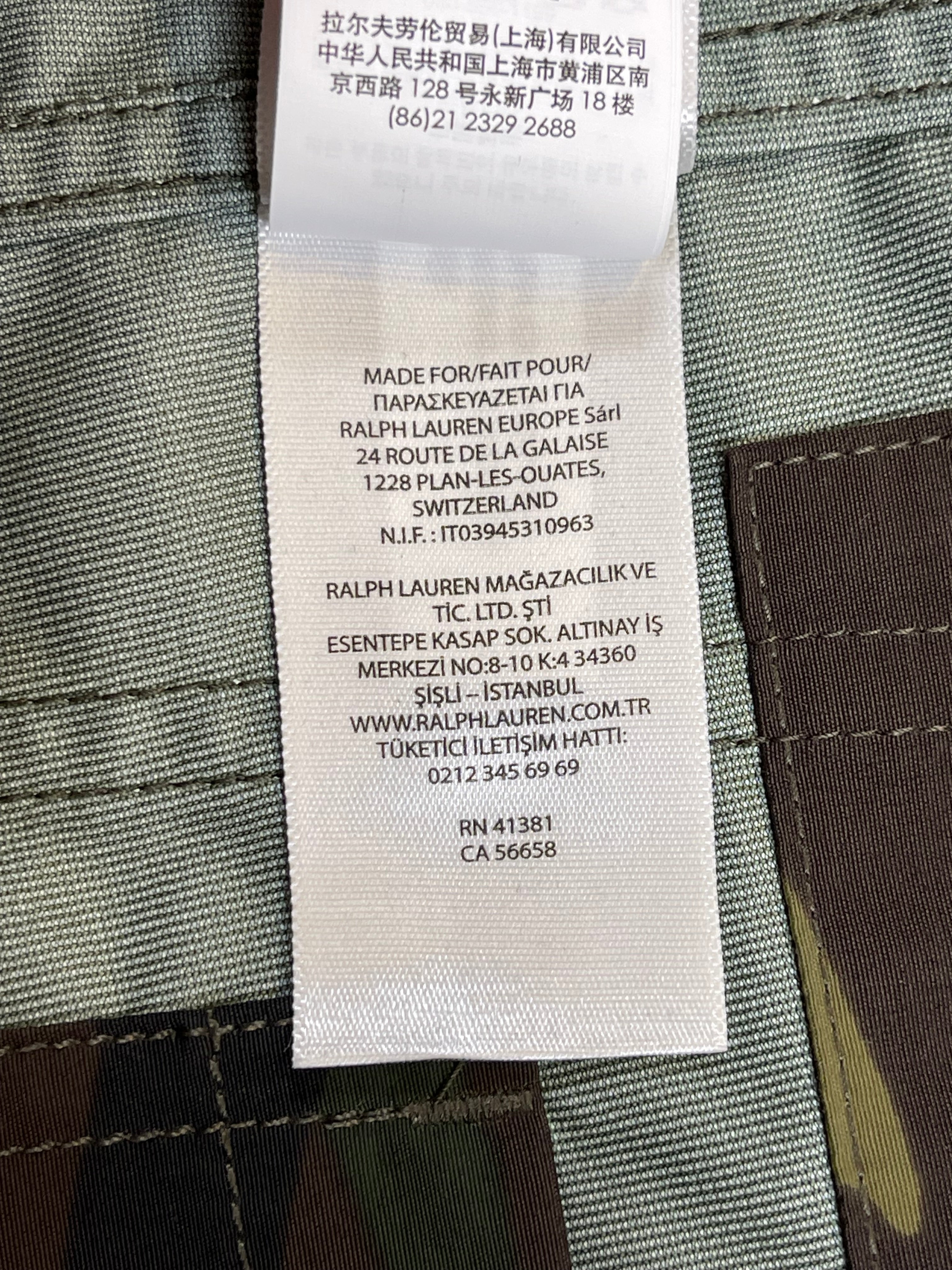 Polo Ralph Lauren Japan Souvenir Water-Repellent Anorak