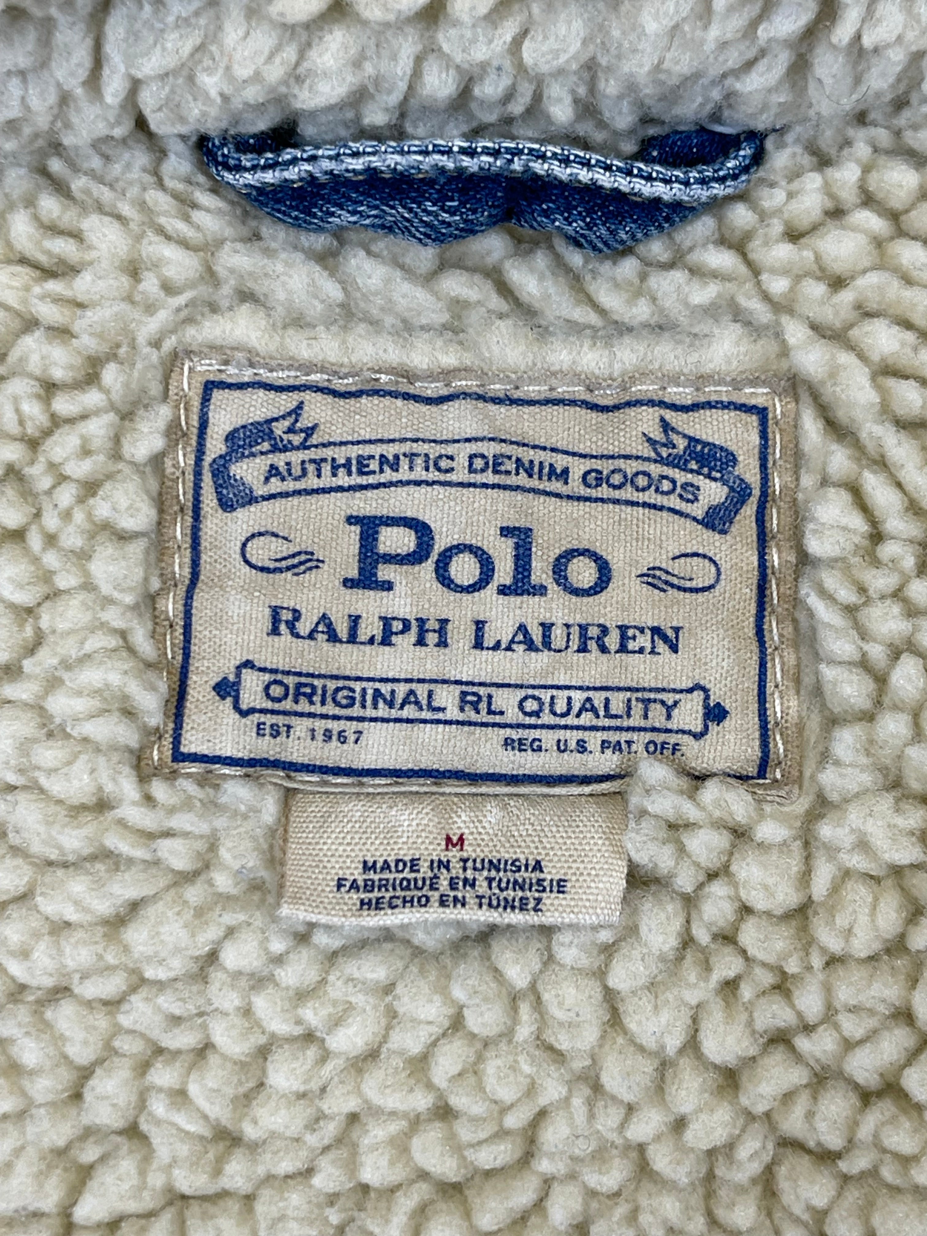 Polo Ralph Lauren Pattern-Lined Denim Trucker Jacket