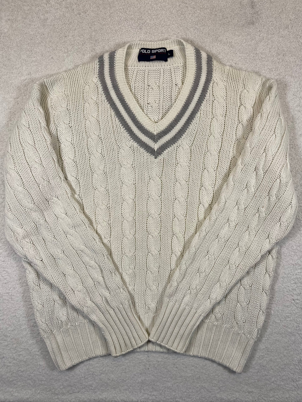 Polo Sport Ralph Lauren Iconic Cricket Cotton Sweater (Vintage)