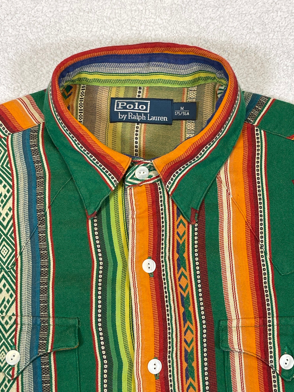 Polo by Ralph Lauren Woven Aztec Western Shirt (Vintage)