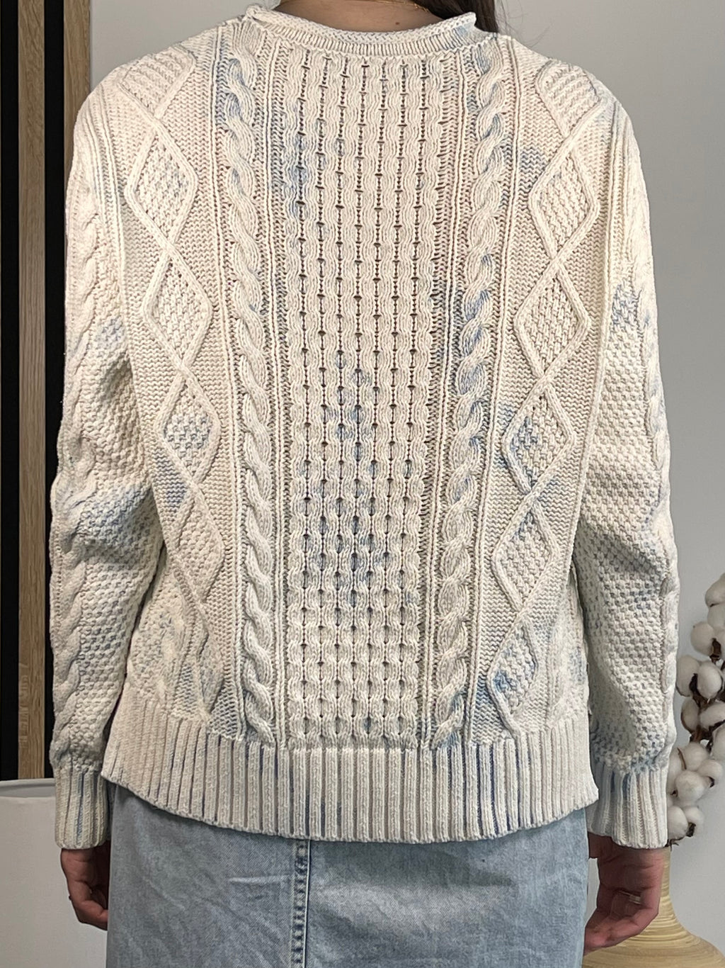 Polo Ralph Lauren Flag Aran Knit Sweater