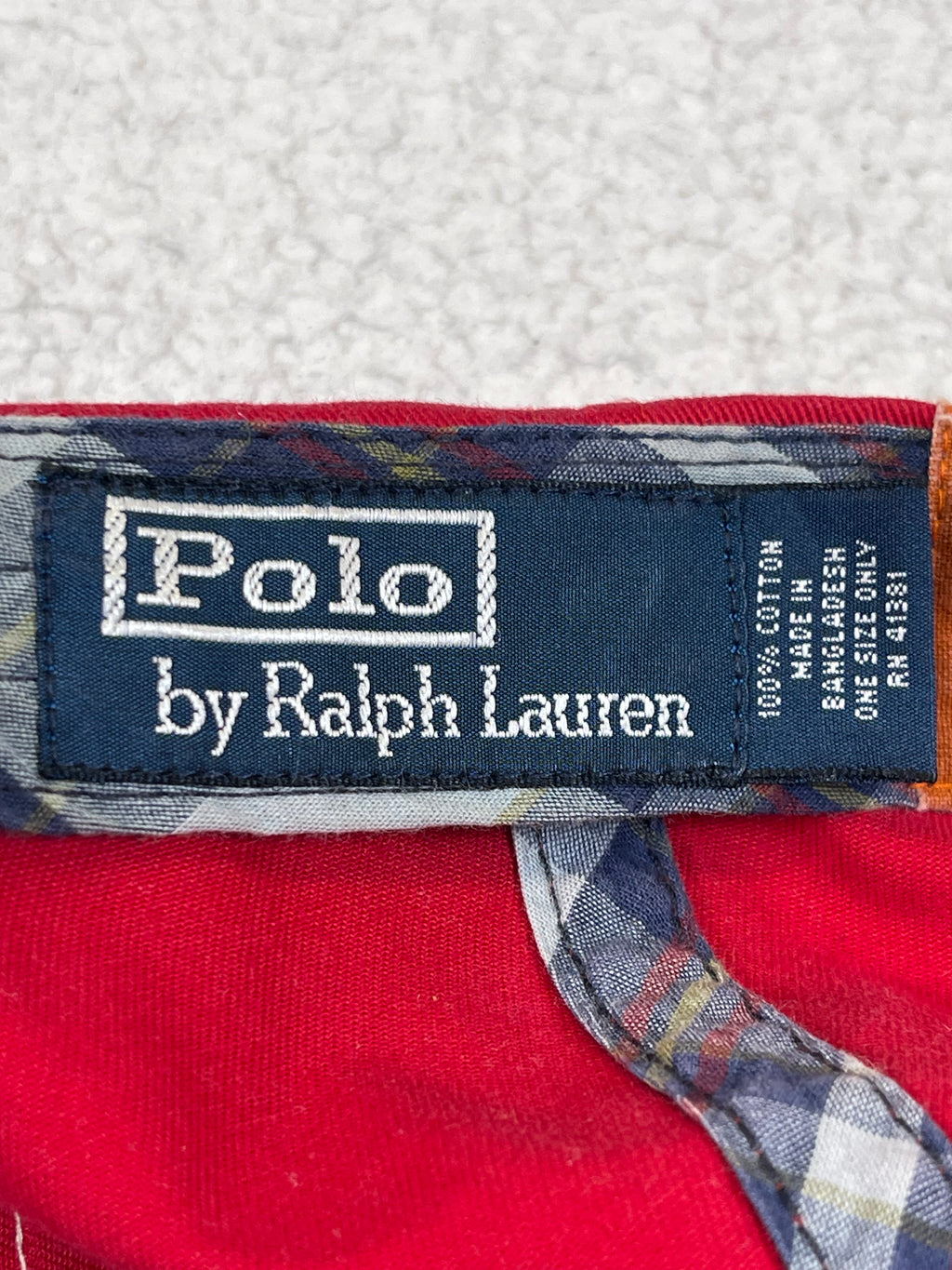 Polo Ralph Lauren U.S.S. Lauren Aged Chino Cap (Vintage)