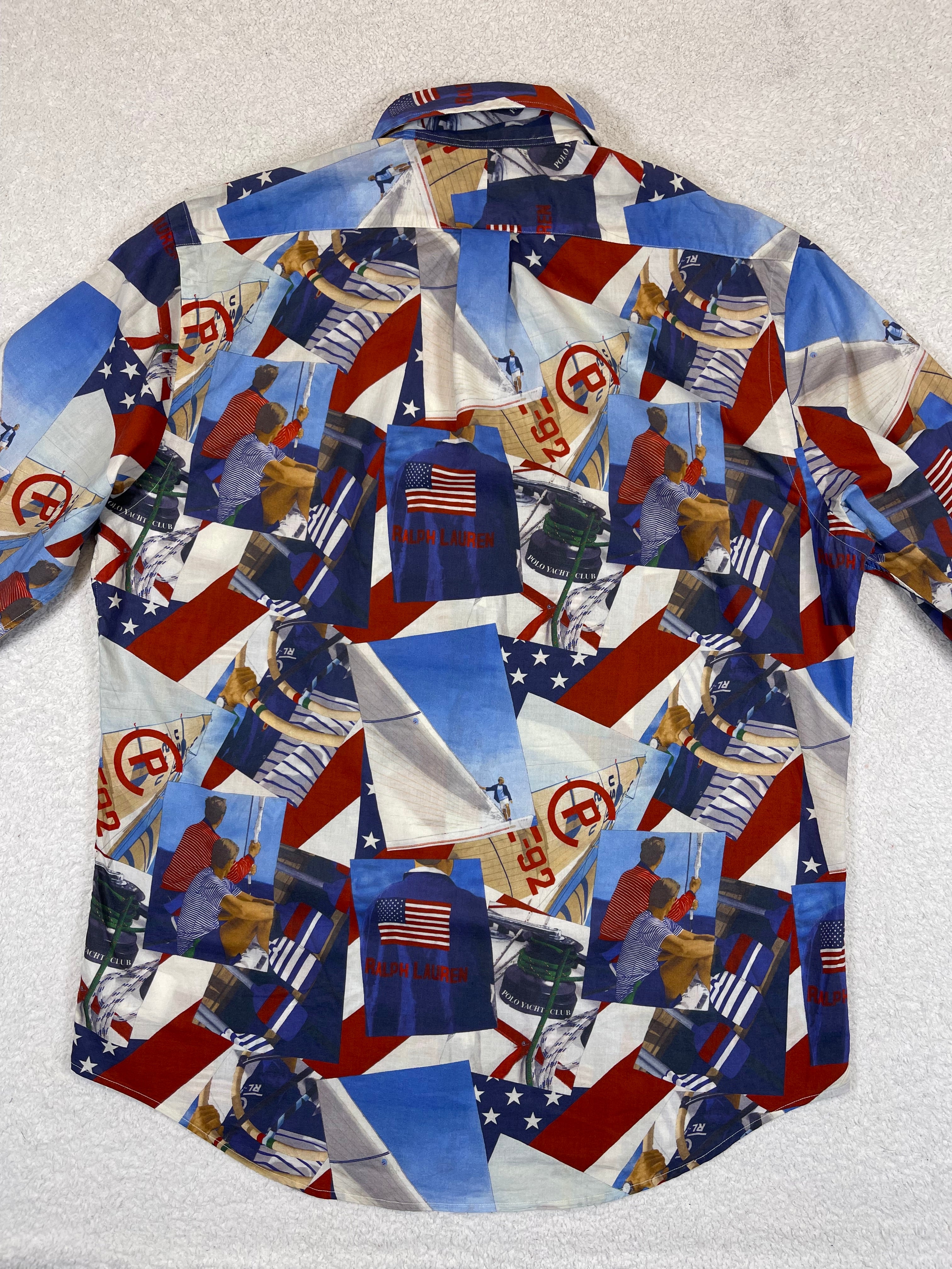 Ralph Lauren CP RL-92 Patchwork Poplin Shirt