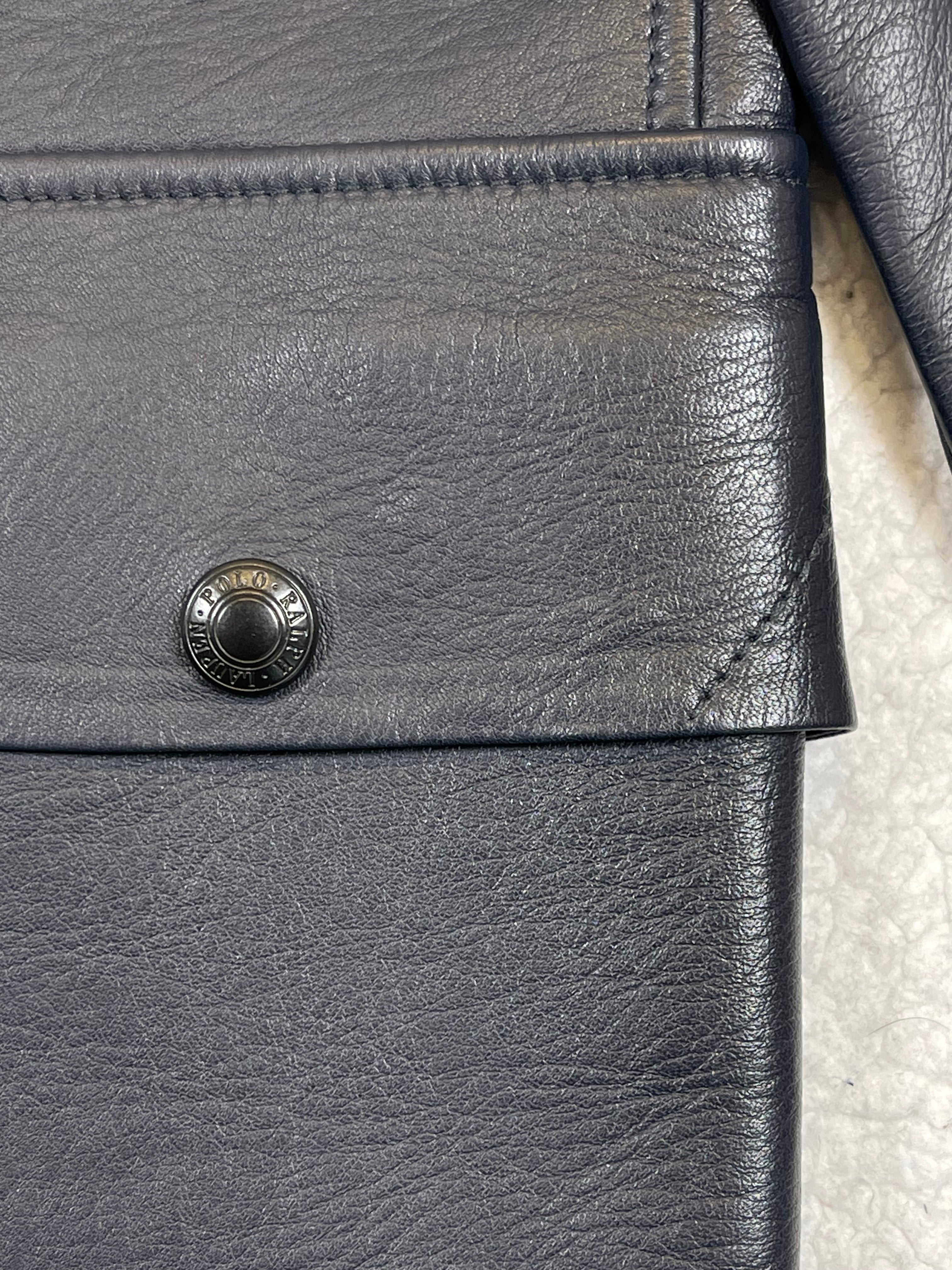 Polo Ralph Lauren Lambskin Leather Three-Quarter Coat