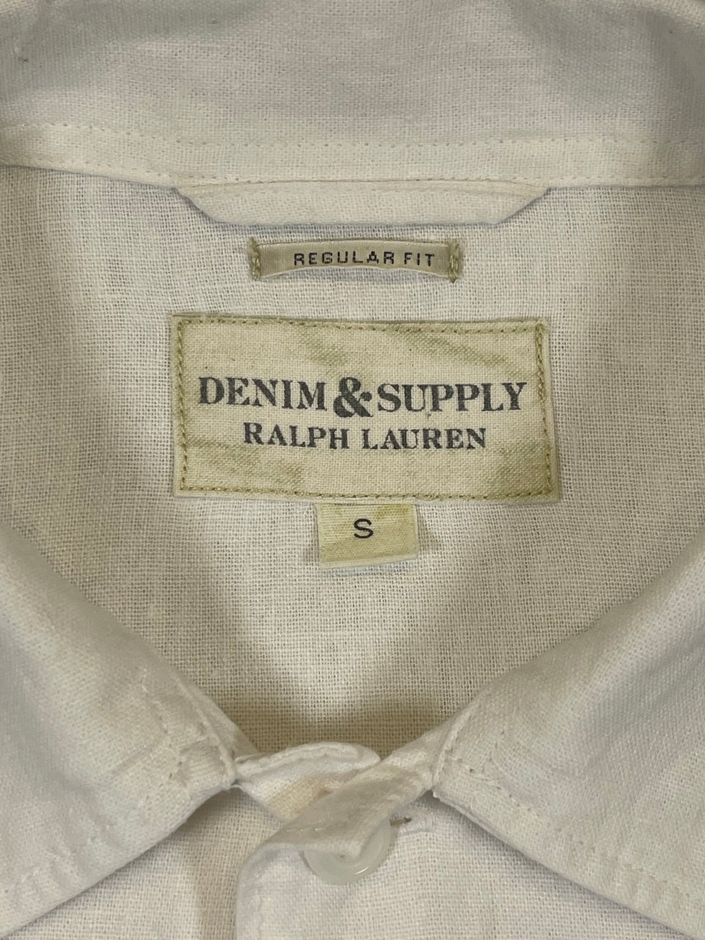 Ralph Lauren Denim & Supply Linen Blend Racing Workwear Shirt (Vintage 2011–2016)