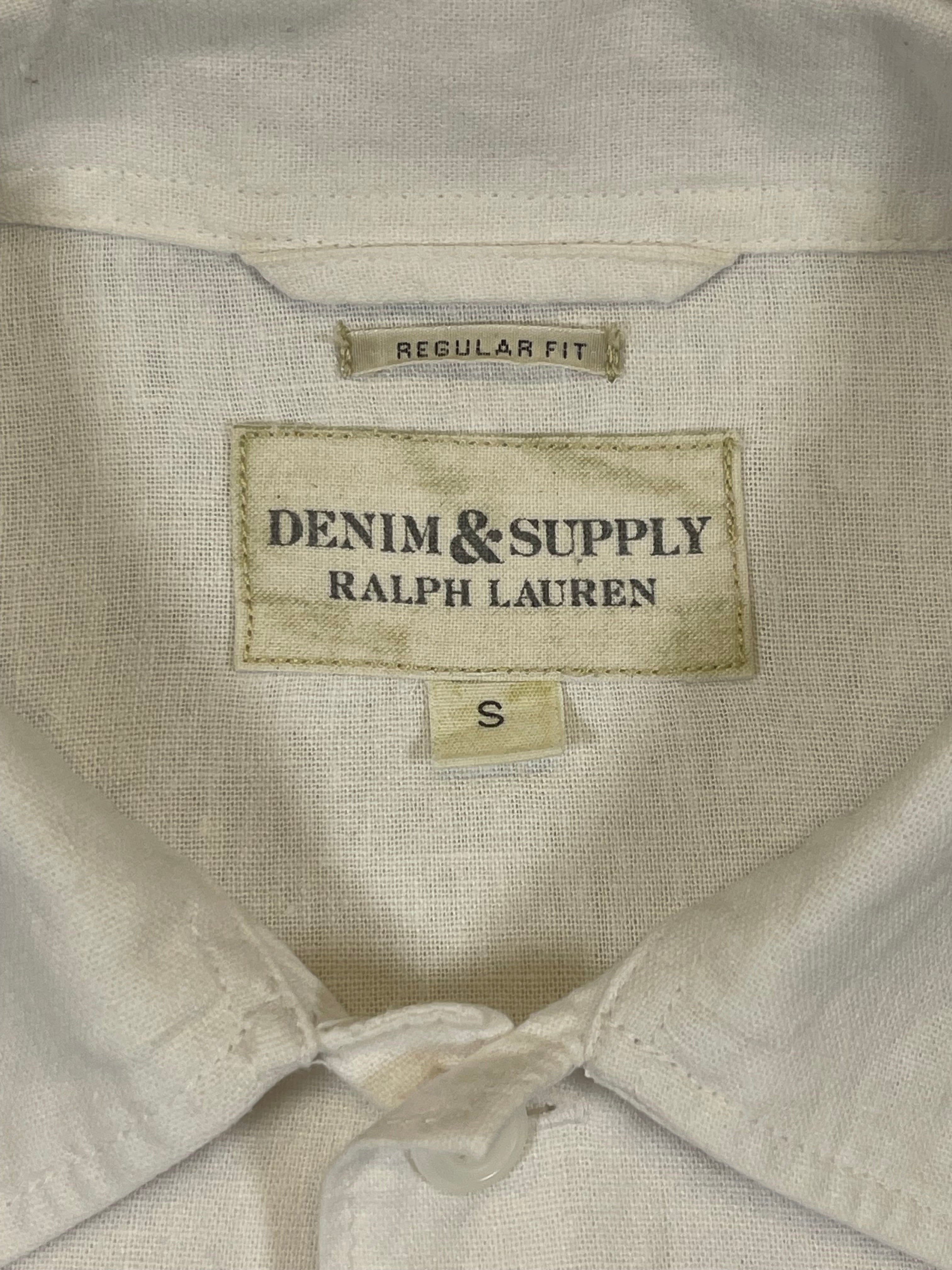 Ralph Lauren Denim & Supply Linen Blend Racing Workwear Shirt (Vintage 2011–2016)