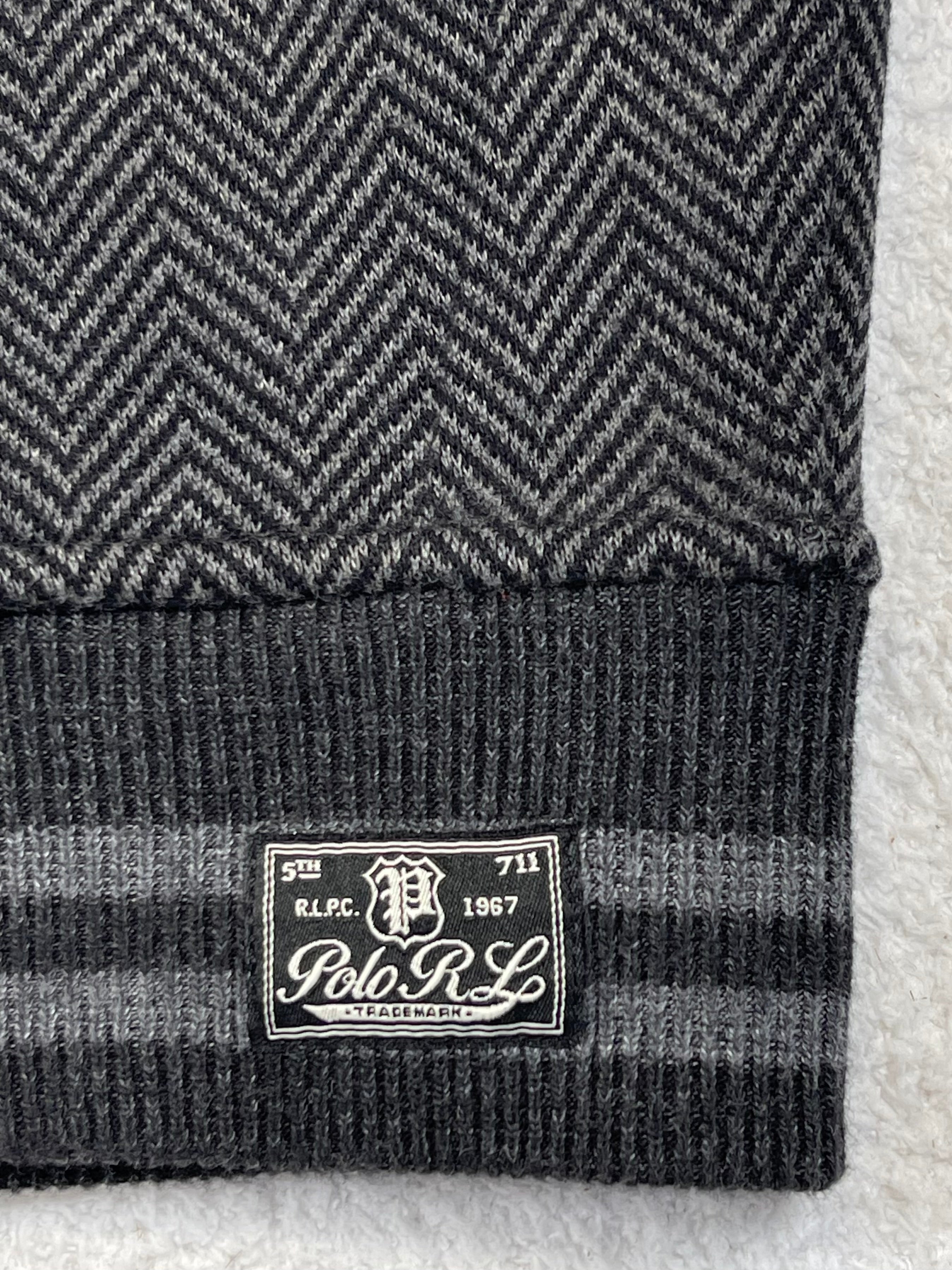 Polo Ralph Lauren Vintage Herringbone Wool-Blend Varsity Jacket