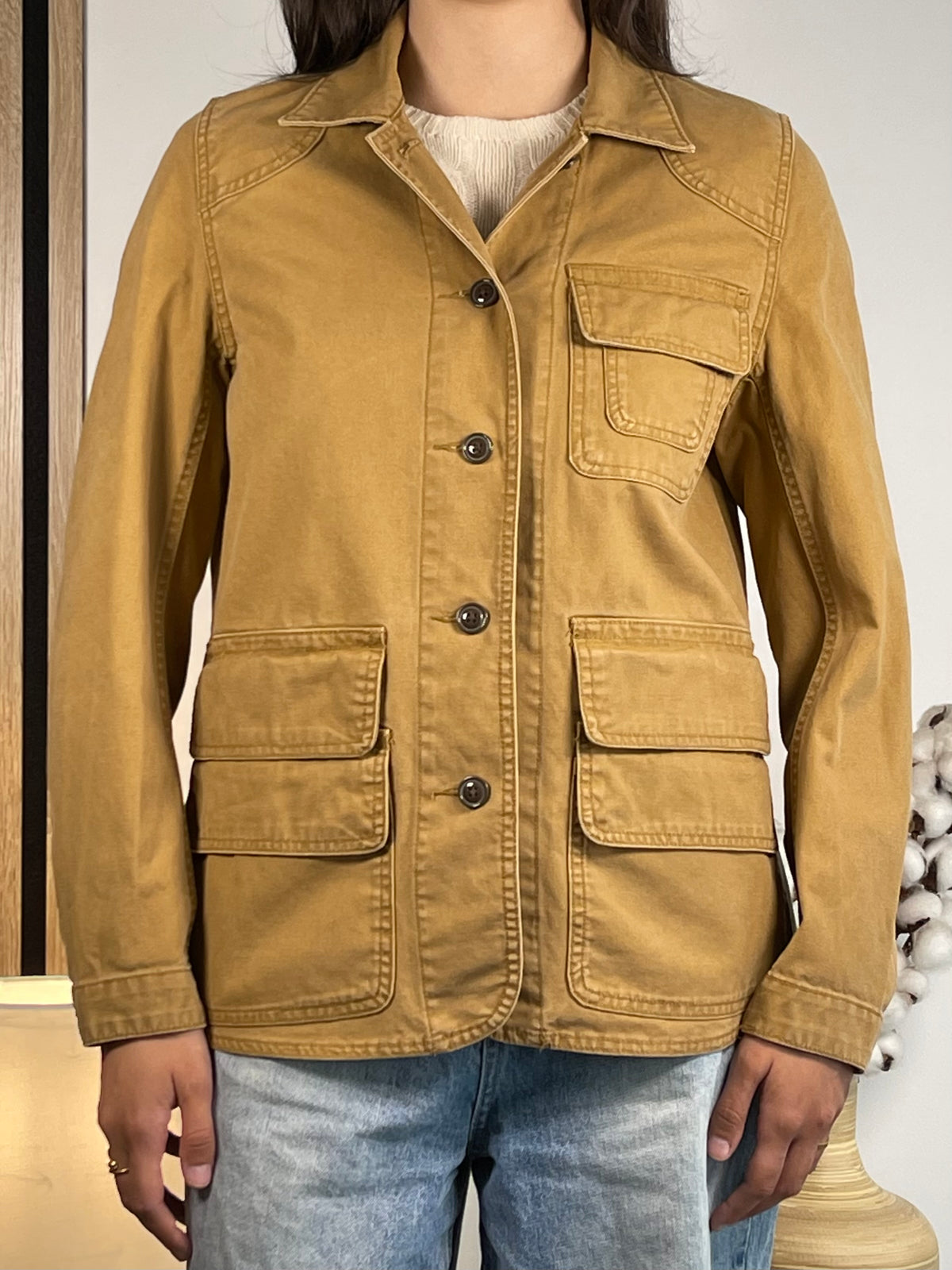 Ralph Lauren Denim & Supply Vintage Canoe-Print Cotton Canvas Workwear Jacket