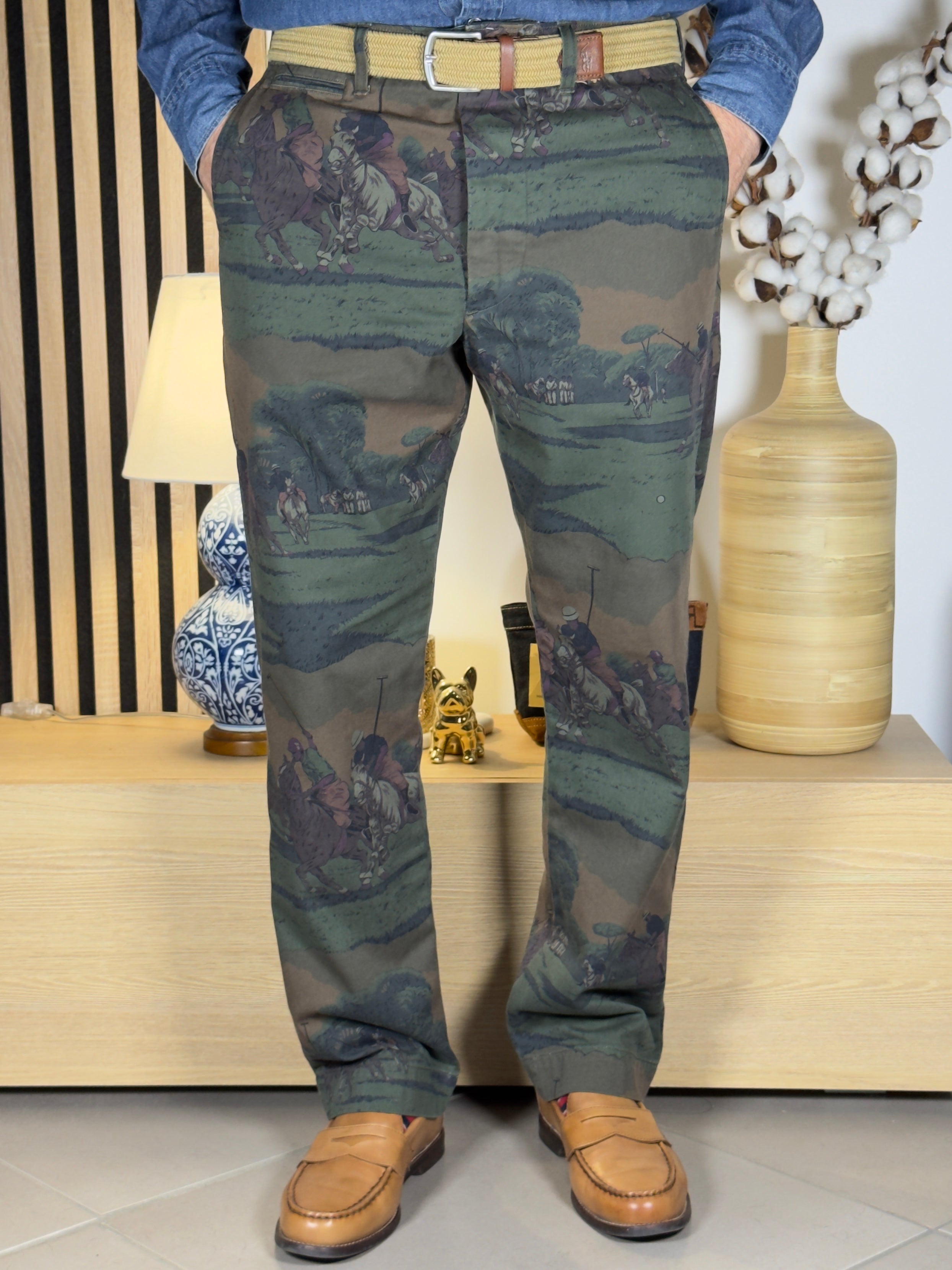 Polo Ralph Lauren Equestrian Motif Chino Trousers
