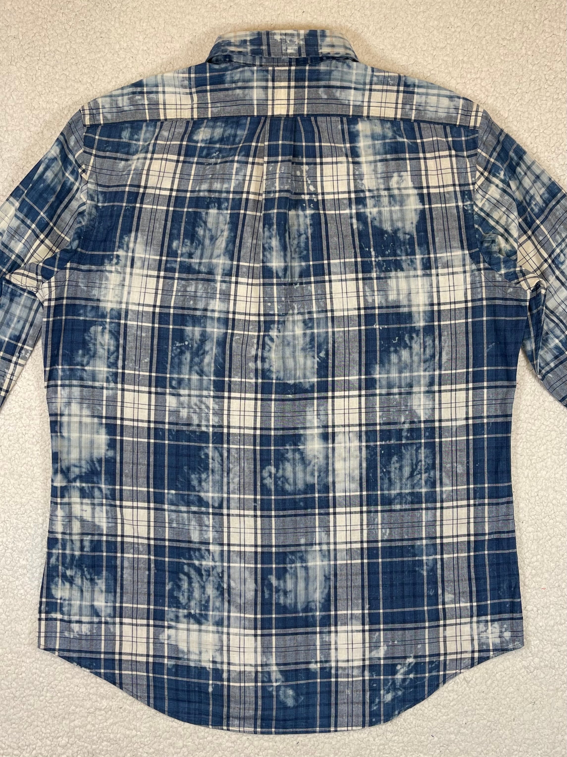 Chemise écossaise en coton Madras indigo Polo Ralph Lauren Denim&Supply