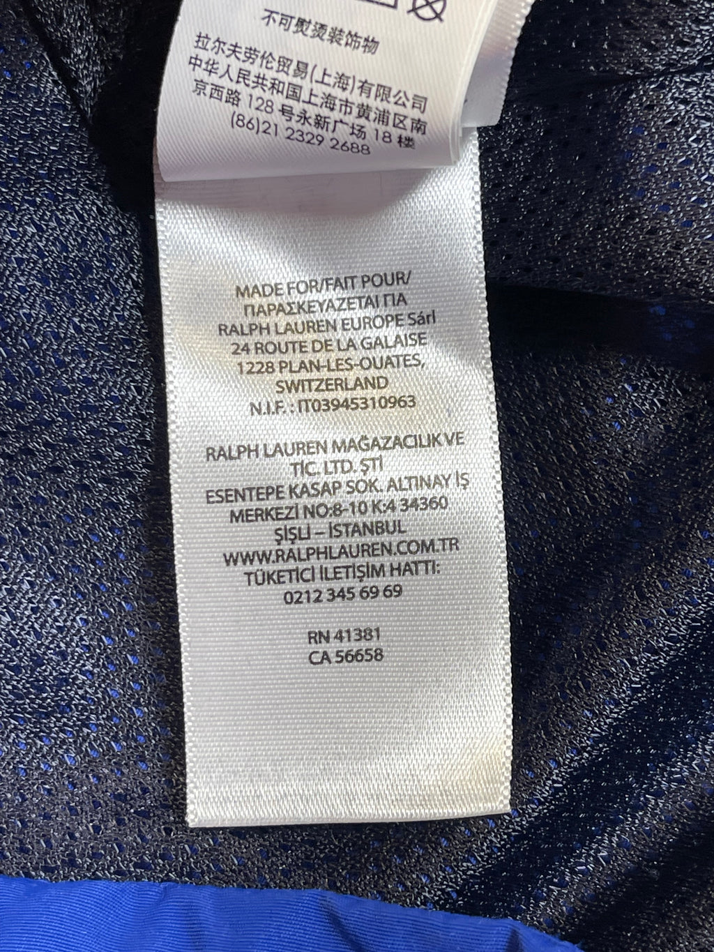 Polo Sport Ralph Lauren Color-Block Water-Repellent Pullover Jacket