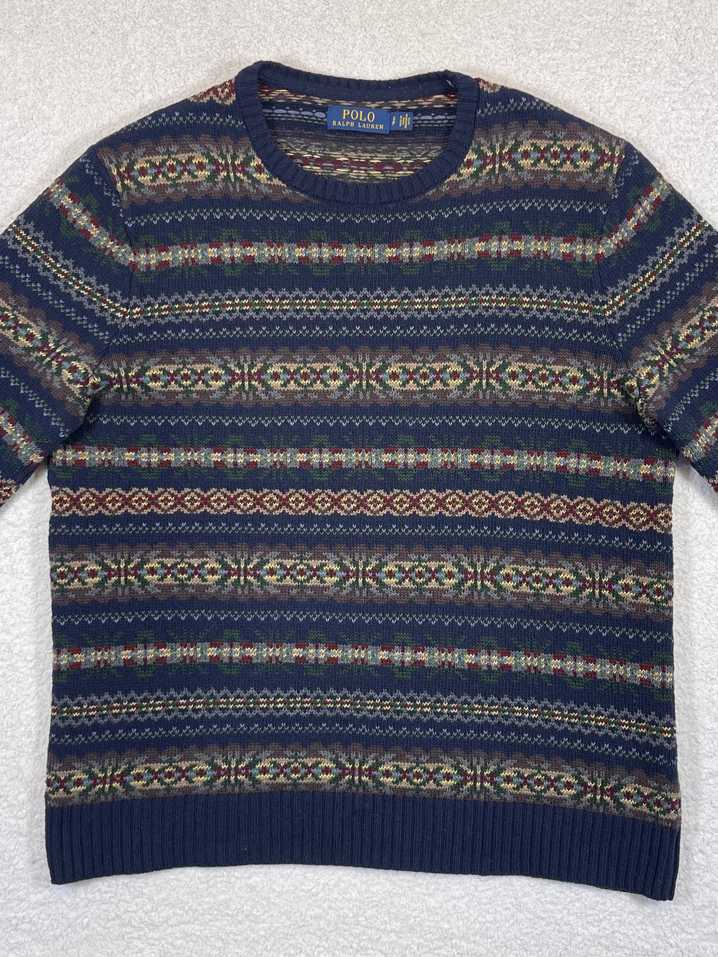 Polo Ralph Lauren Fair Isle Cotton & Cashmere-Blend Sweater