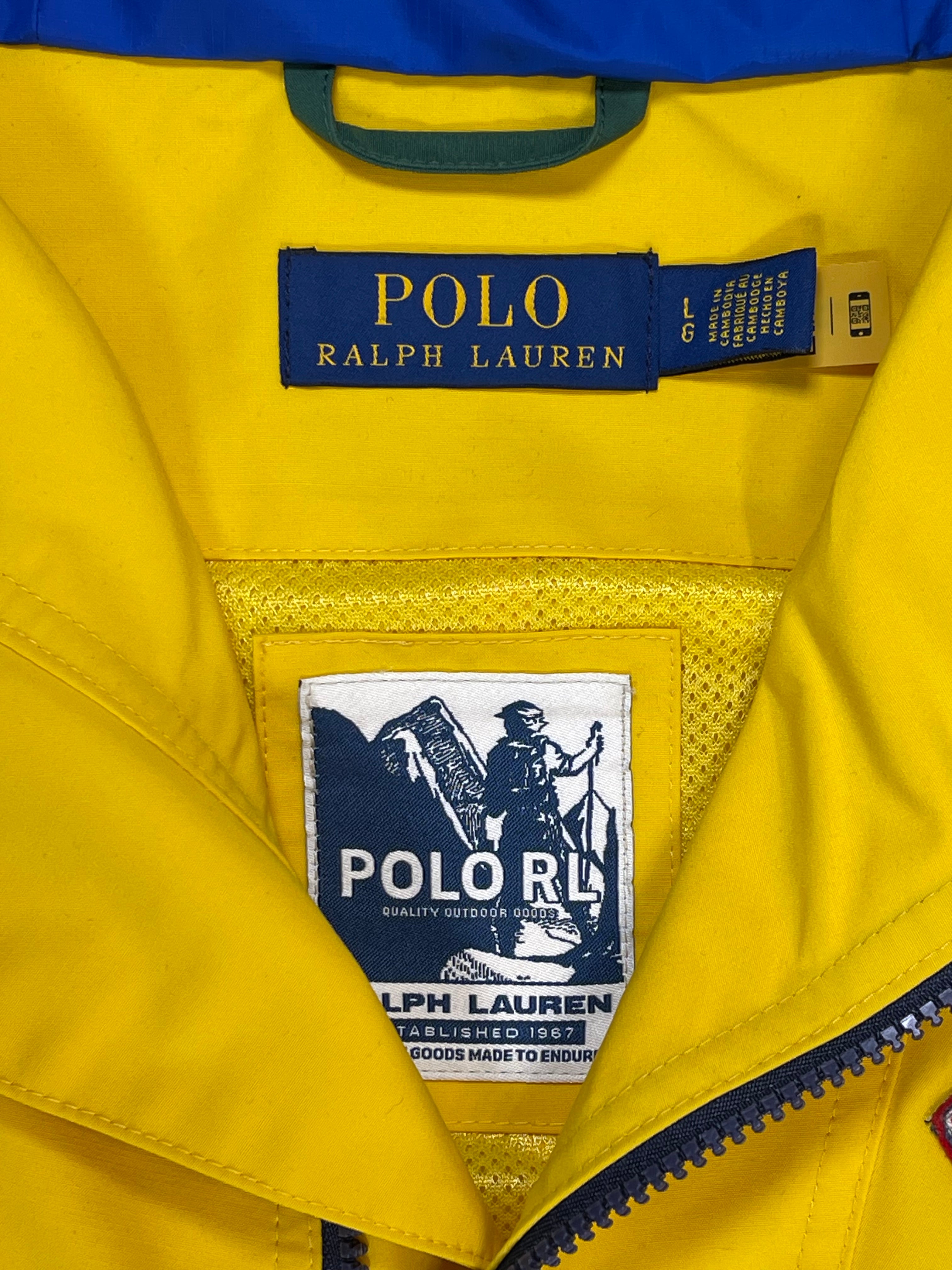 Polo Ralph Lauren Alpine Color-Block Water-Repellent Pullover Jacket (2024)