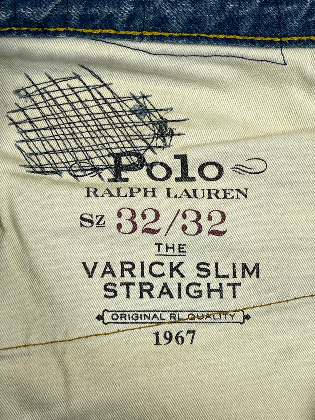 Polo Ralph Lauren Limited Edition Repaired Denim Jeans