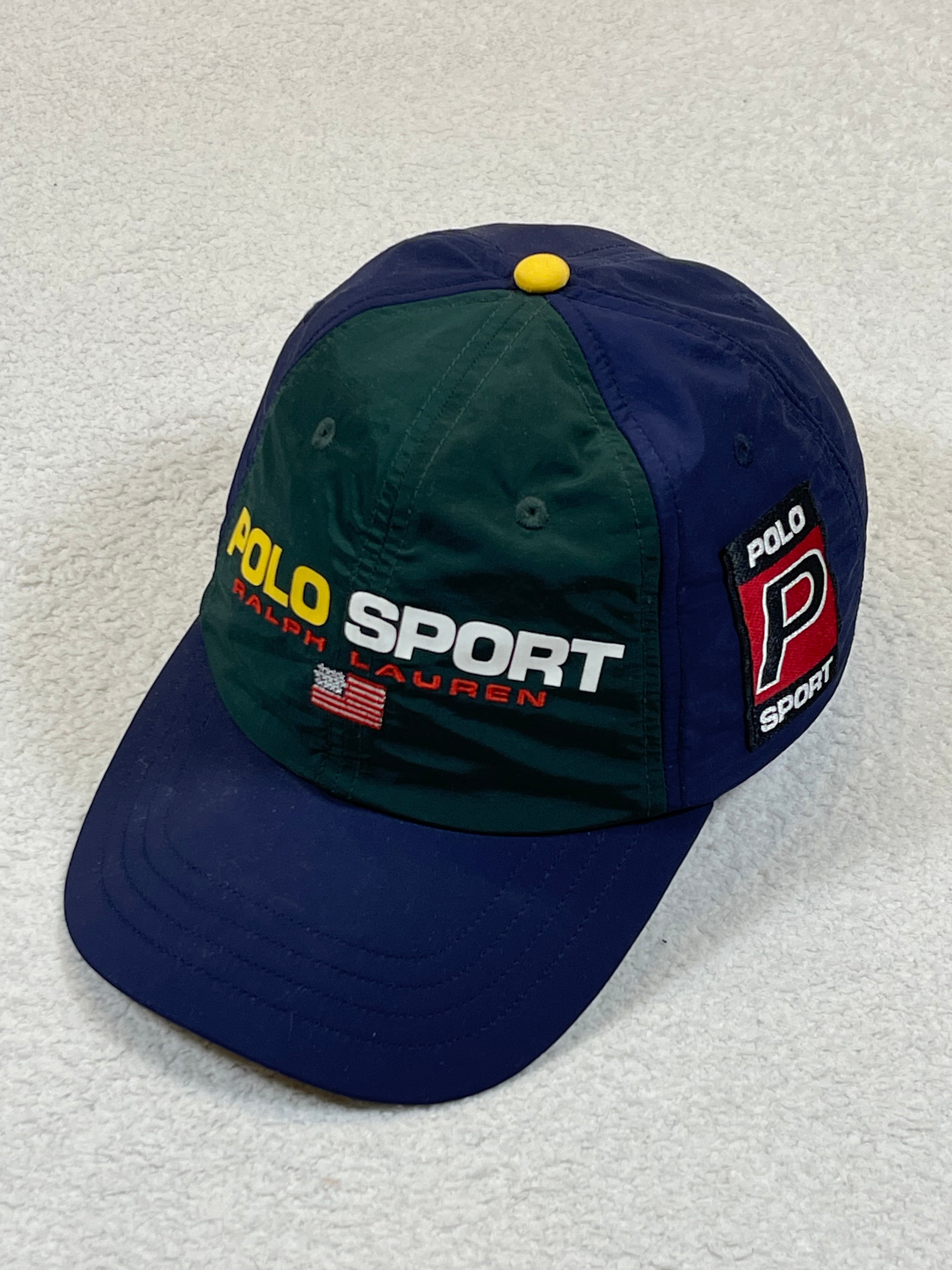 Ralph Lauren Polo Sport Color-Block Paneled Cap
