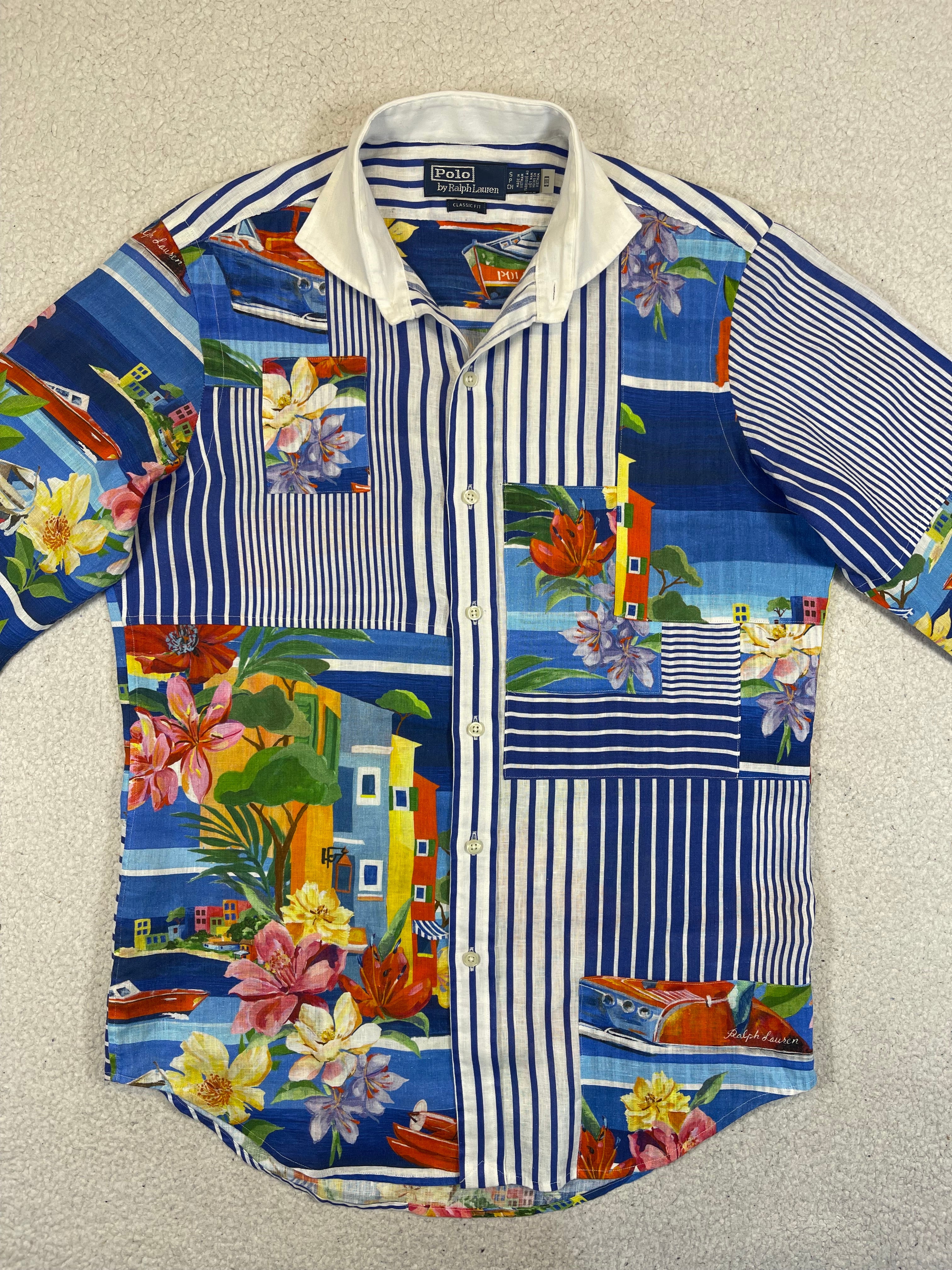 Chemise en Lin Patchwork Polo Ralph Lauren (2025)