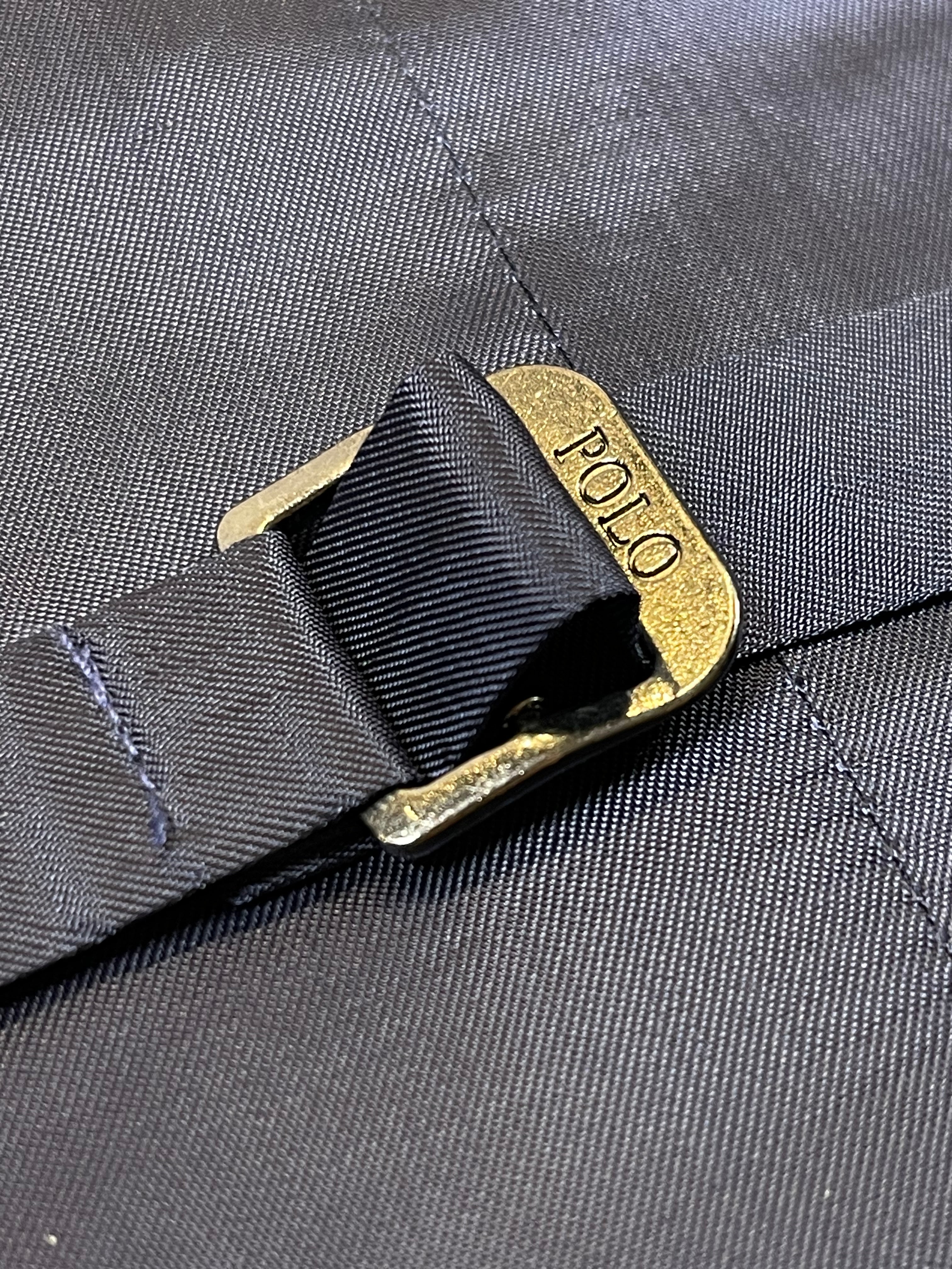 Polo Ralph Lauren Made in Italy Indigo Herringbone Linen Vest