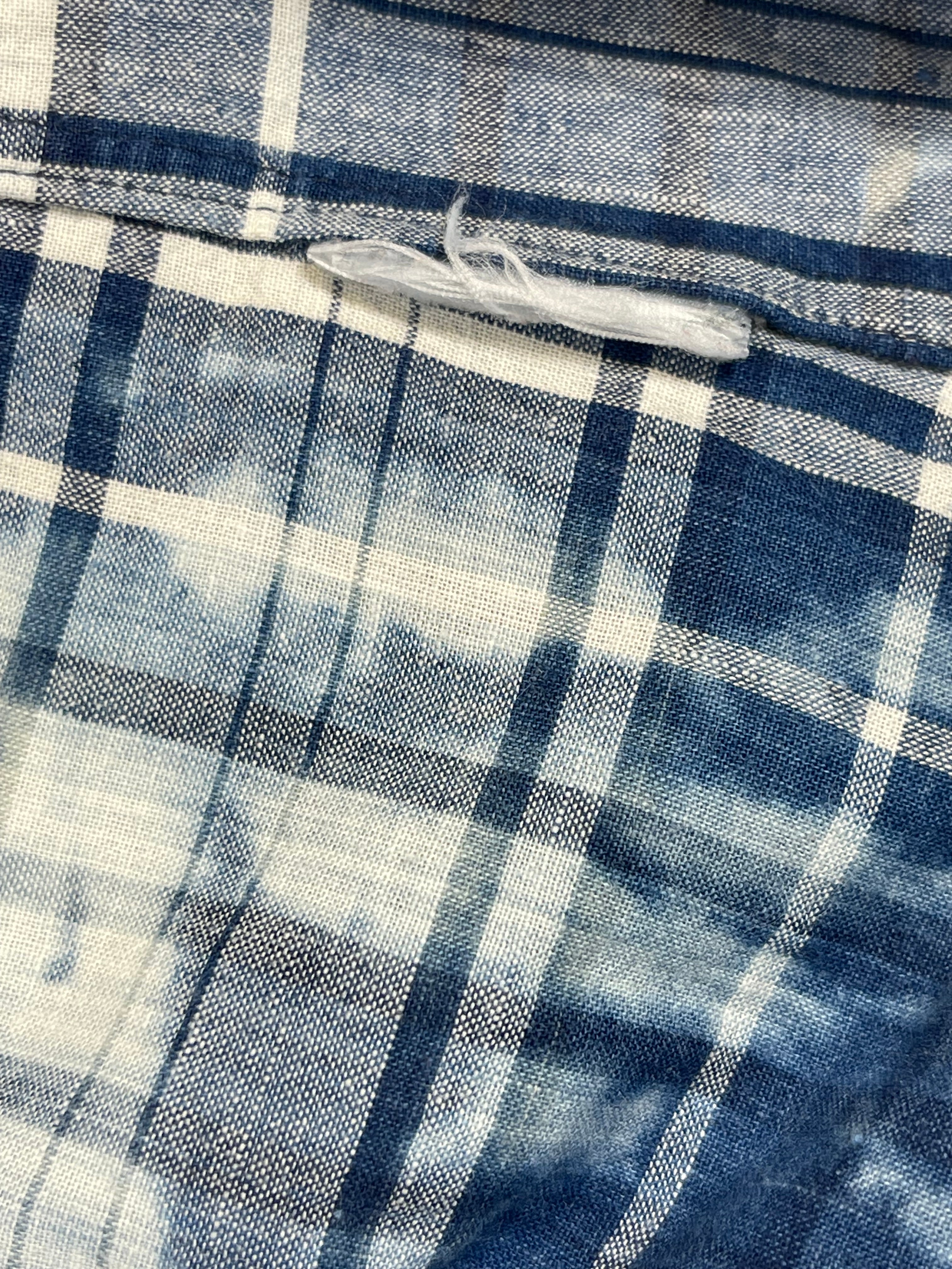 Chemise écossaise en coton Madras indigo Polo Ralph Lauren Denim&Supply