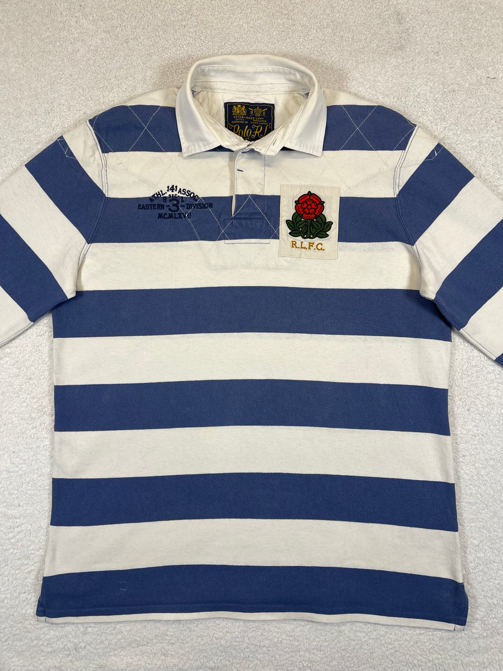 Polo Ralph Lauren Striped Cotton Jersey Rugby Shirt