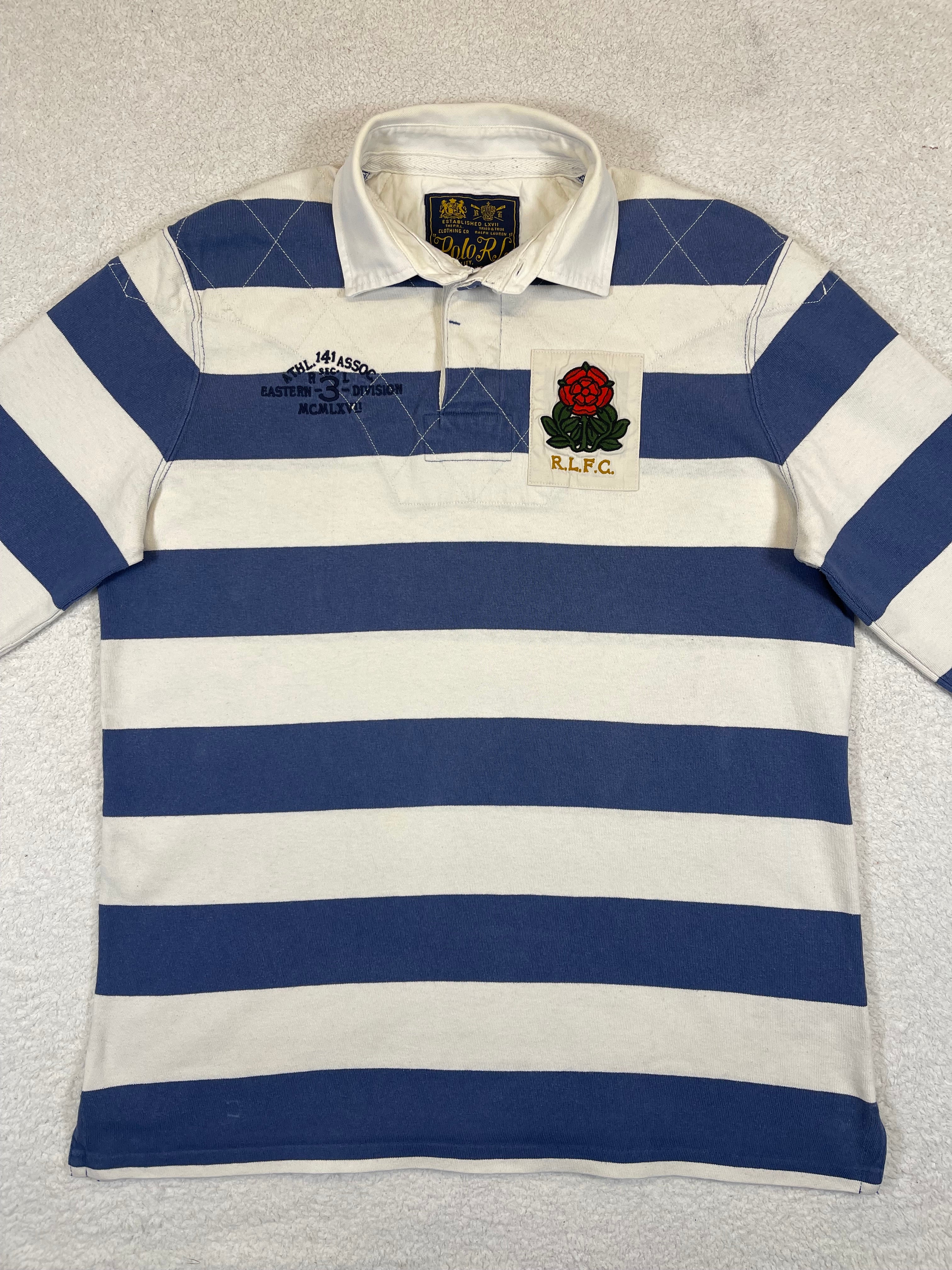 Polo Ralph Lauren Striped Cotton Jersey Rugby Shirt