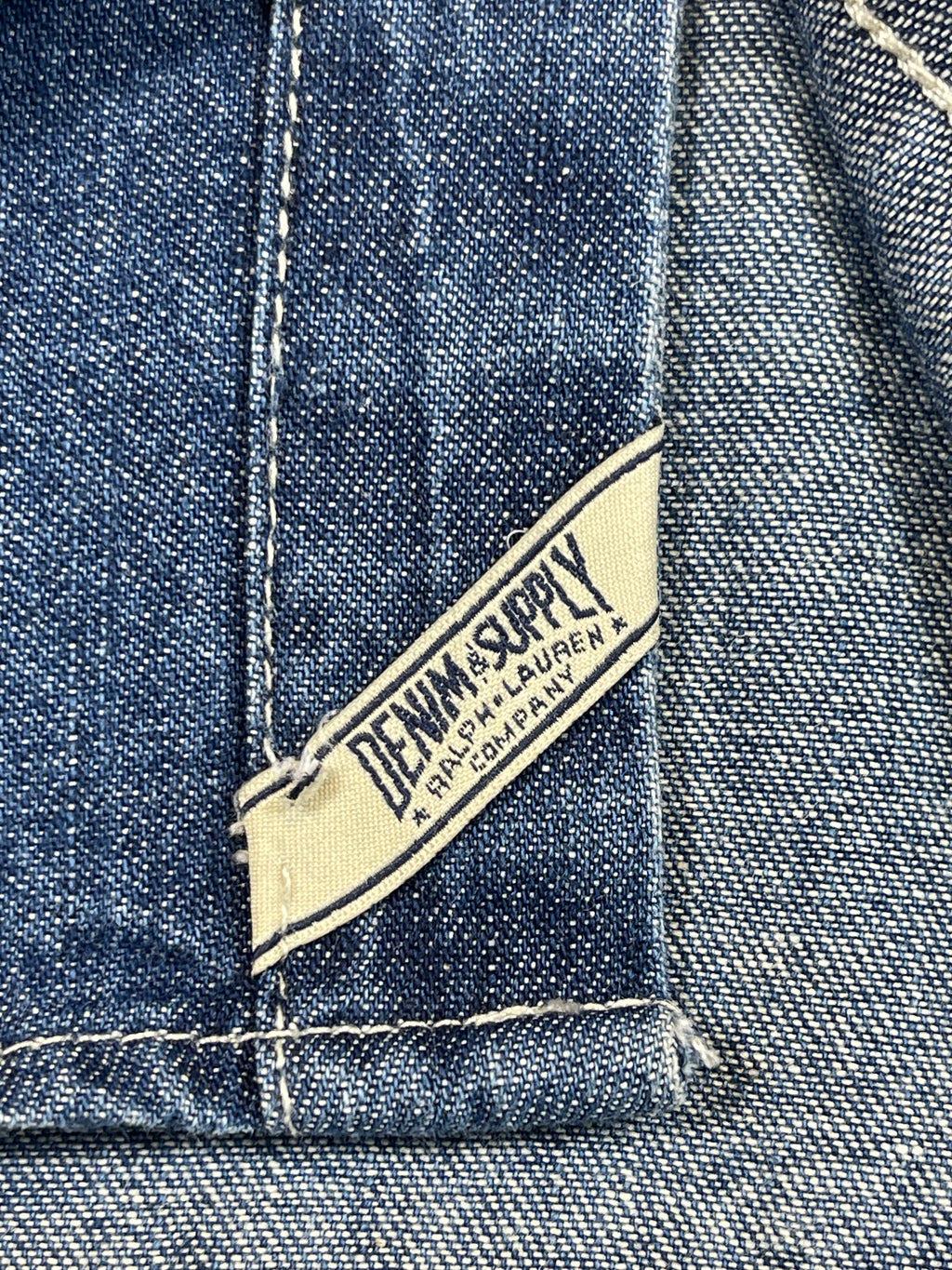 Ralph Lauren Denim & Supply Vintage Western Denim Shirt