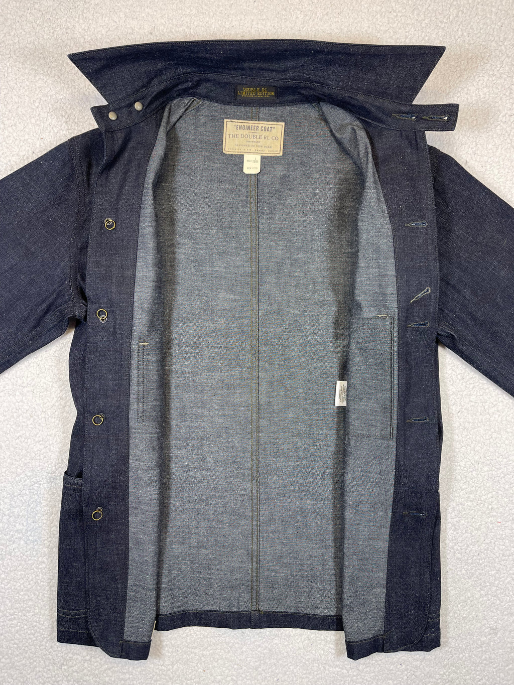 RRL Double RL Limited Edition Denim Engineer Coat