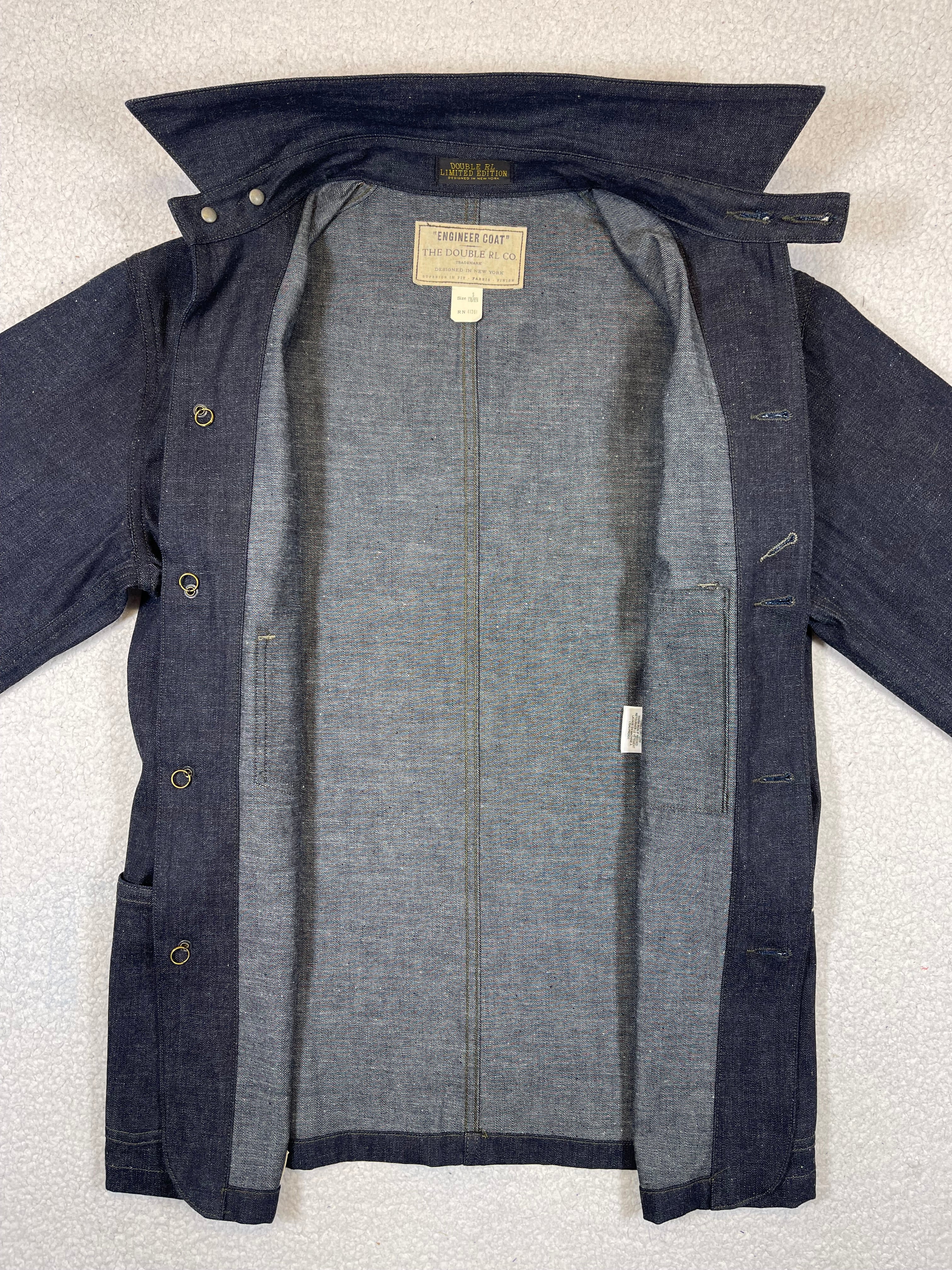 RRL Double RL Limited Edition Denim Engineer Coat