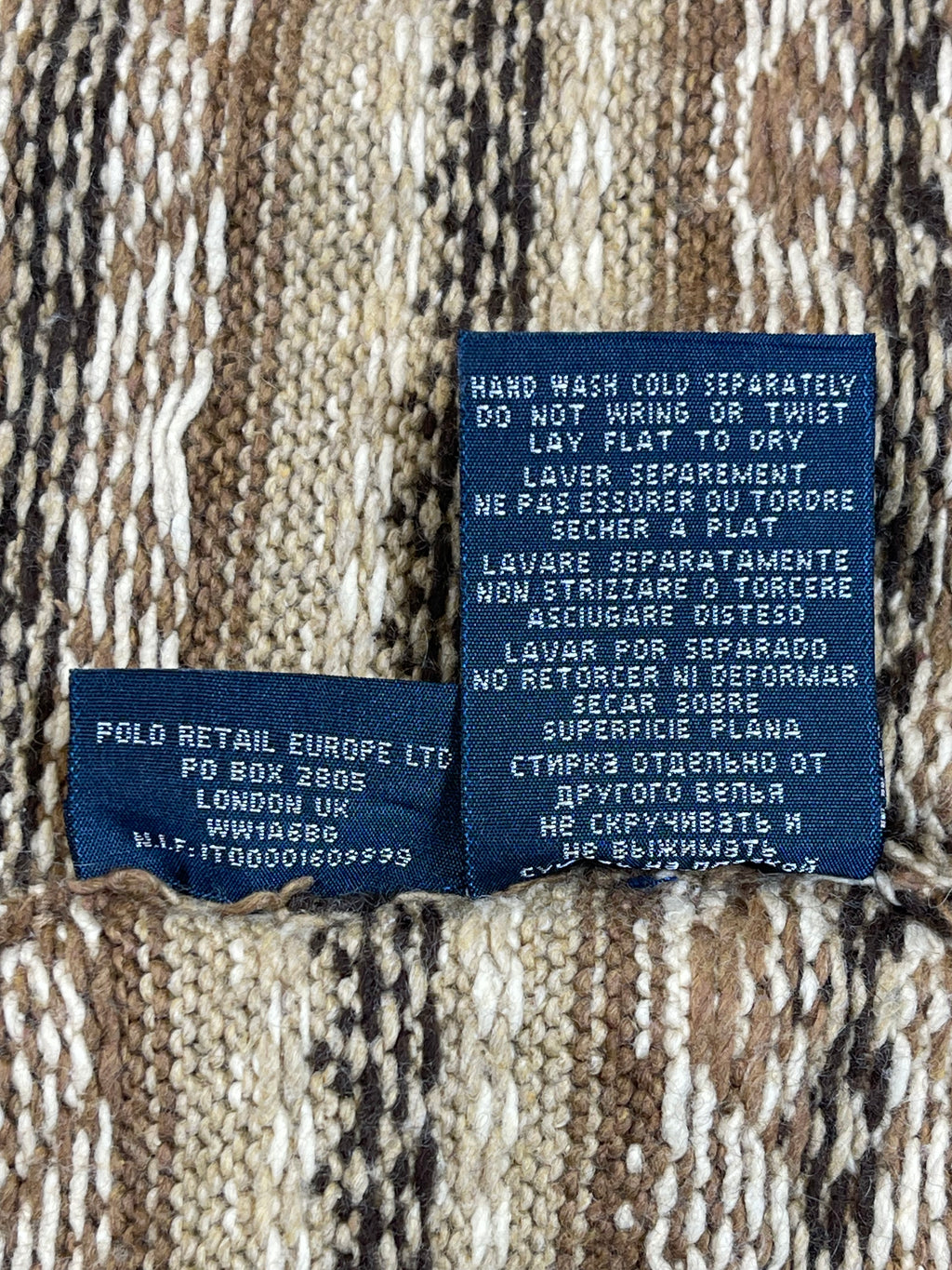 Polo by Ralph Lauren Vintage Fair Isle Cotton & Cashmere Sweater Vest