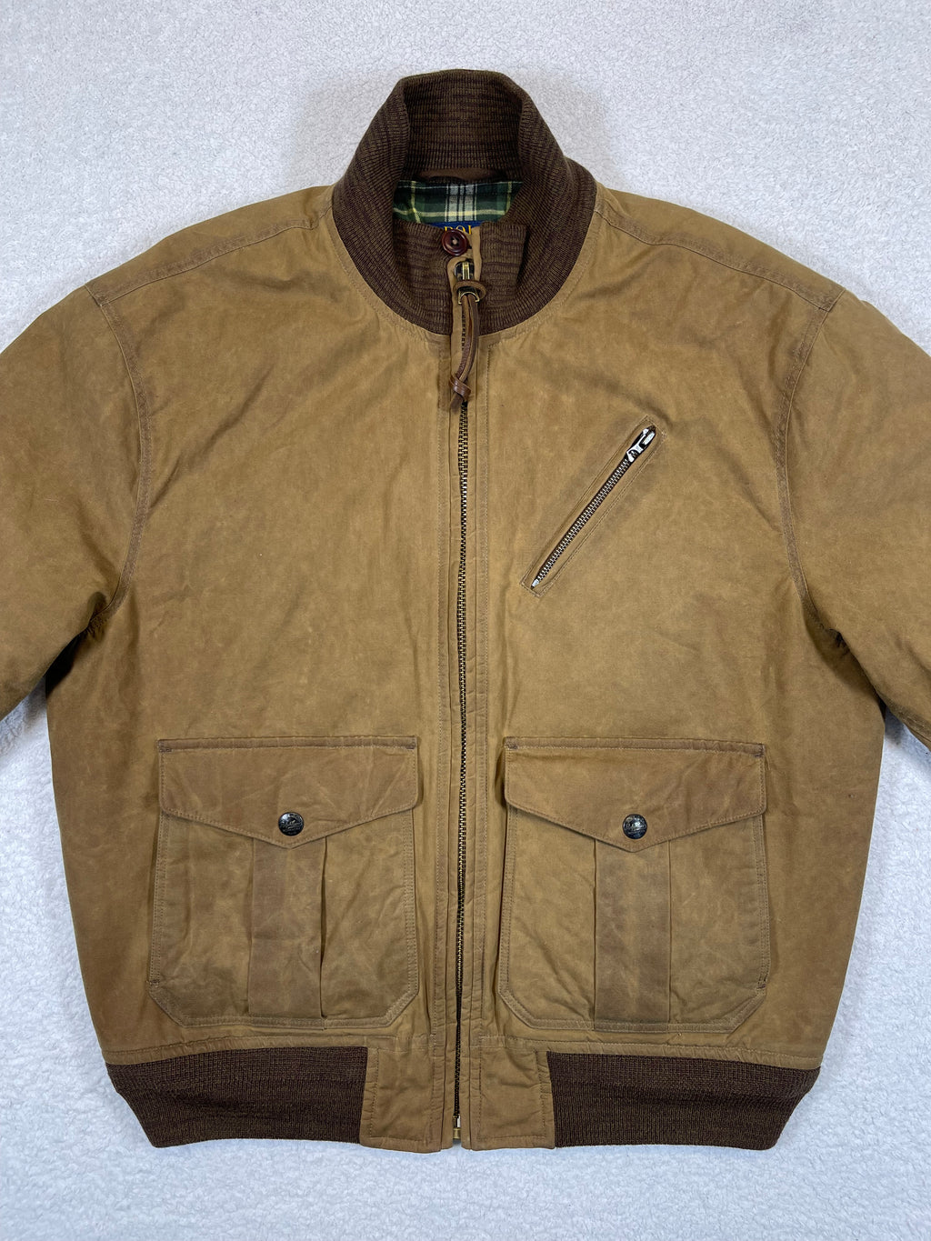 Polo Ralph Lauren Waxed Cotton Bomber Jacket (2023)