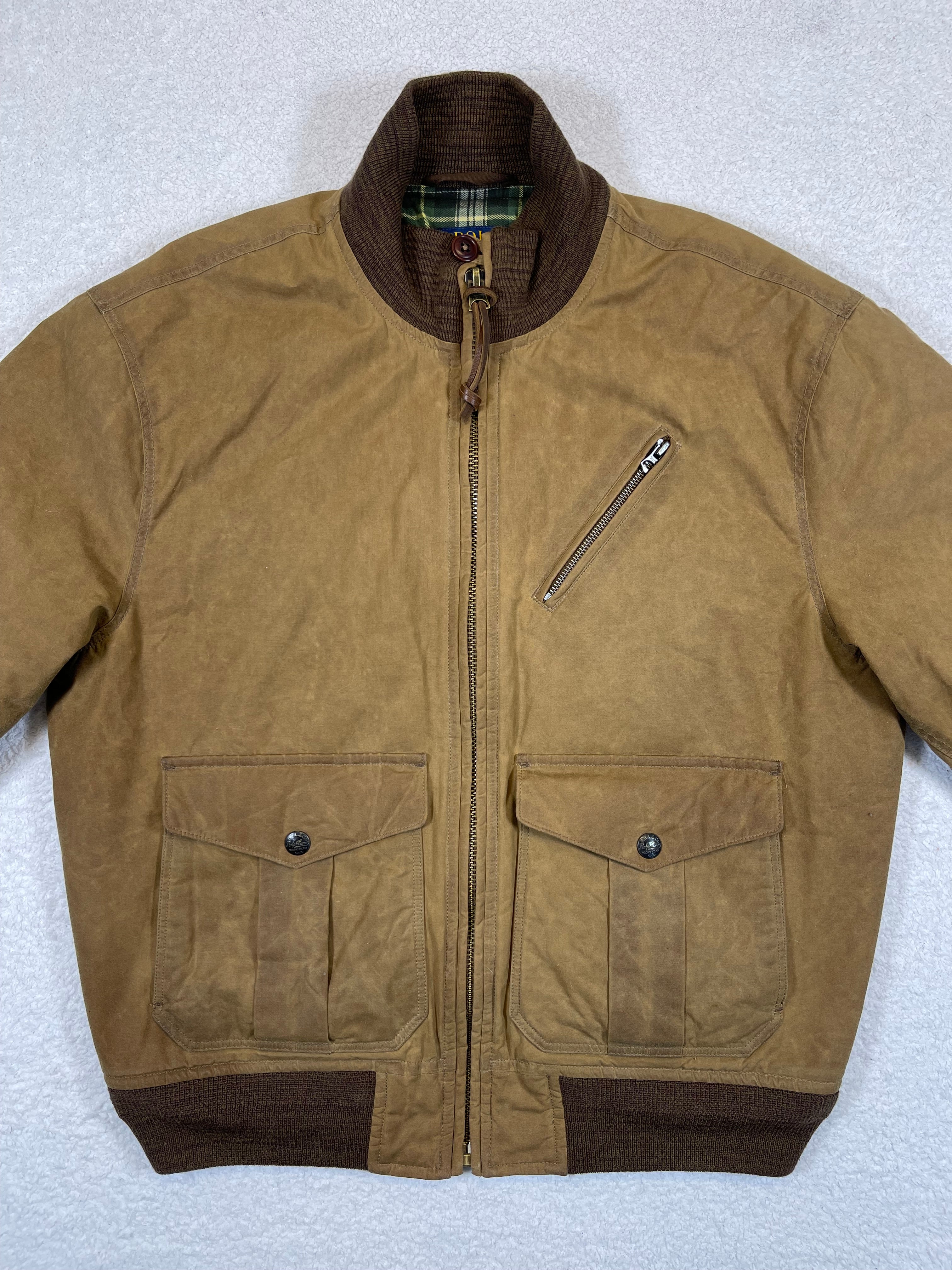 Polo Ralph Lauren Waxed Cotton Bomber Jacket (2023)