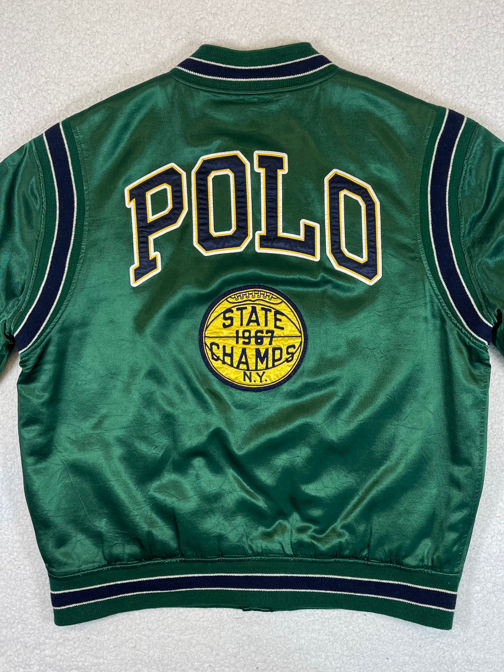 Polo Ralph Lauren Satin Varsity Jacket (2023)